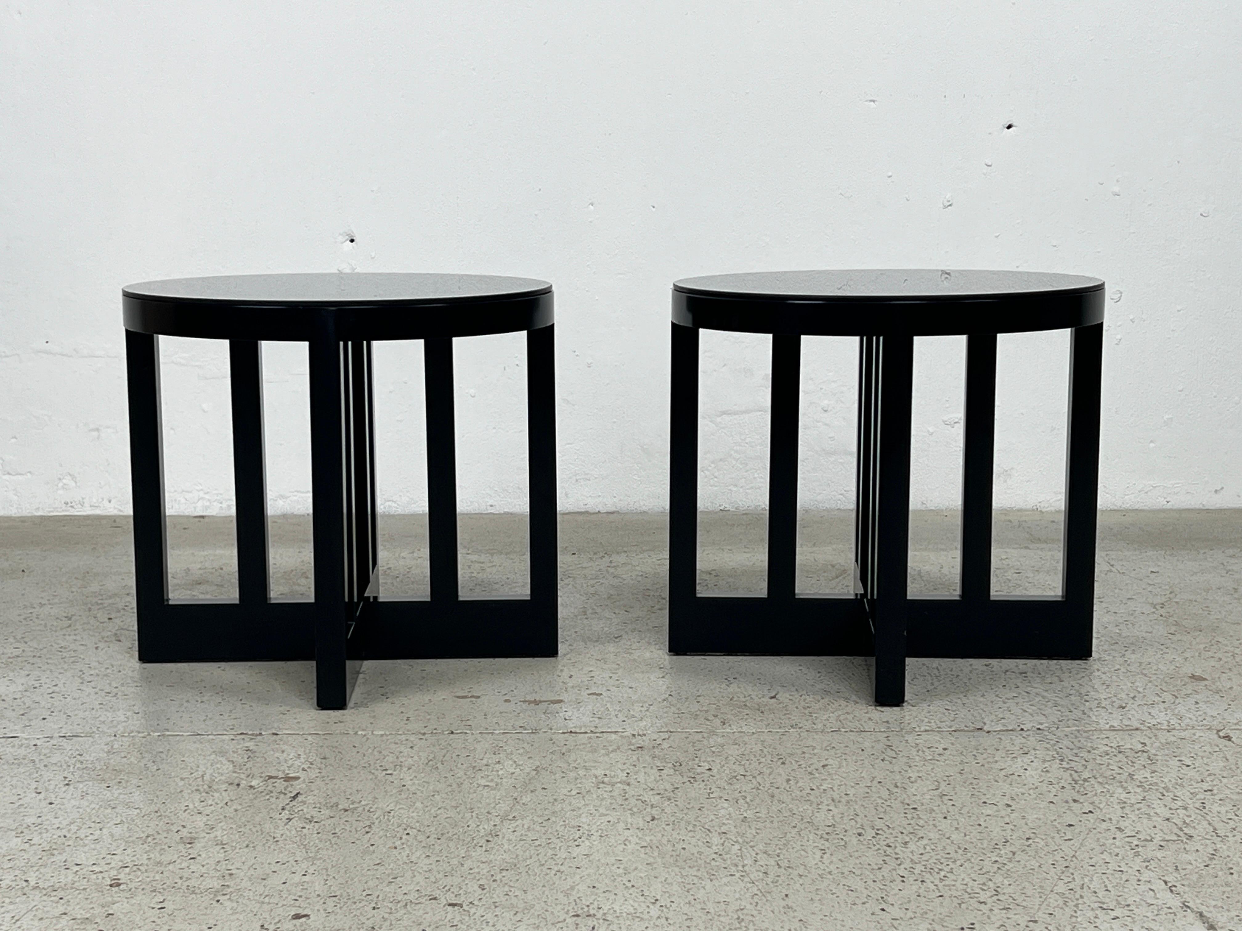 Pair of Richard Meier for Knoll Stools / Tables  For Sale 1