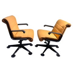 Vintage Pair of Richard Sapper for Knoll Executive Desk Chairs