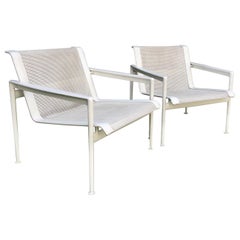 Pair of Richard Schultz 1966 Series Lounge Chair with Arms for B & B Italia