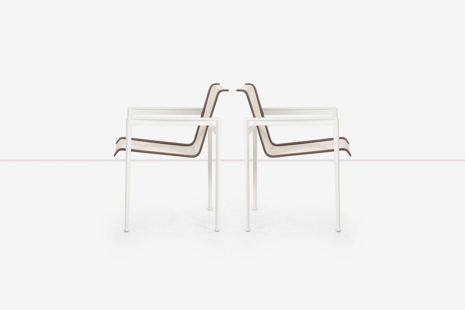 Pair of Richard Schultz for Knoll Pull-Up Chairs — 1960s In Good Condition For Sale In Chicago, IL