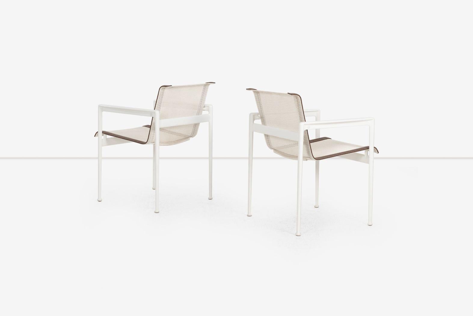 Mid-20th Century Pair of Richard Schultz for Knoll Pull-Up Chairs — 1960s For Sale