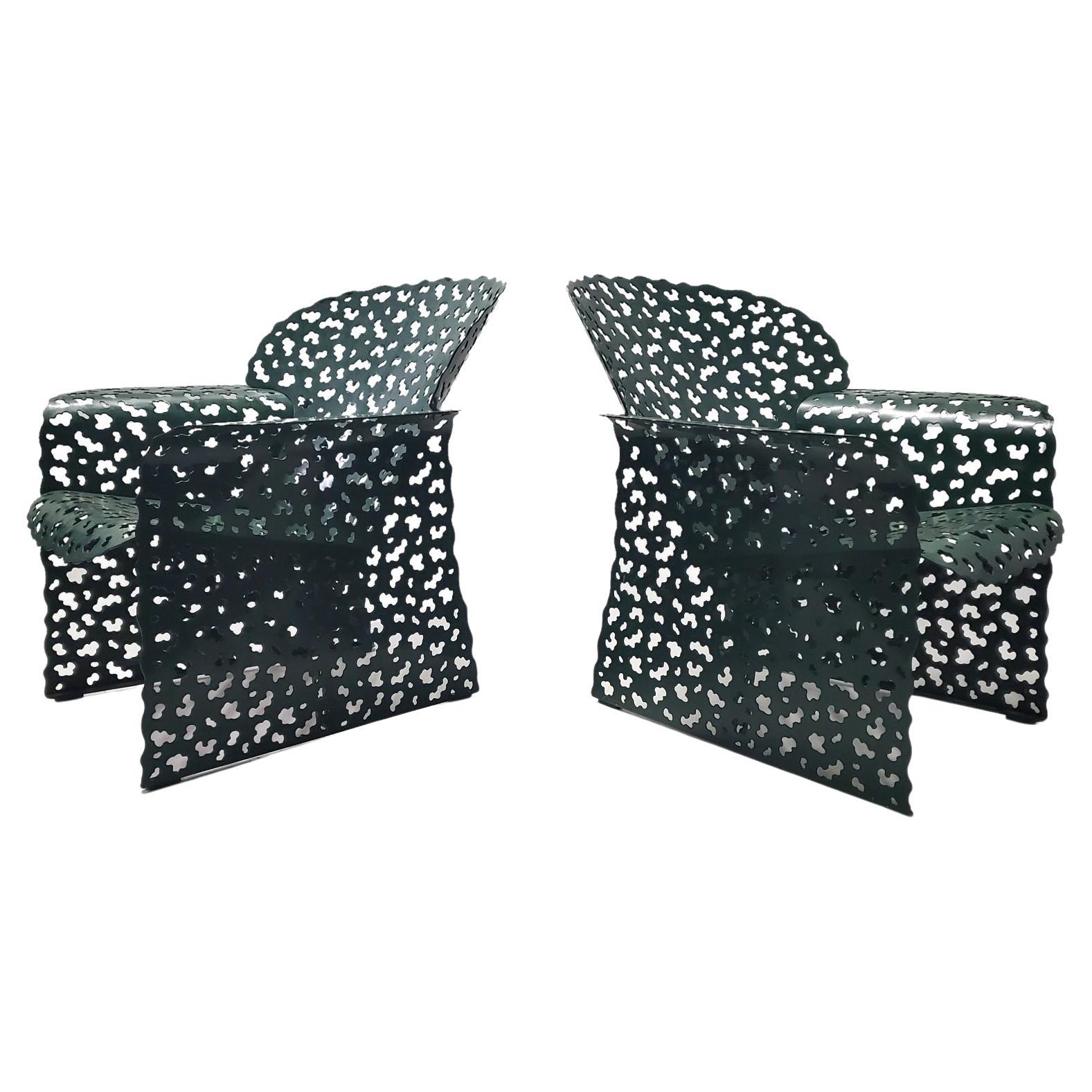 Pair of Richard Schultz for Knoll Topiary Collection Lounge Chairs 1997
