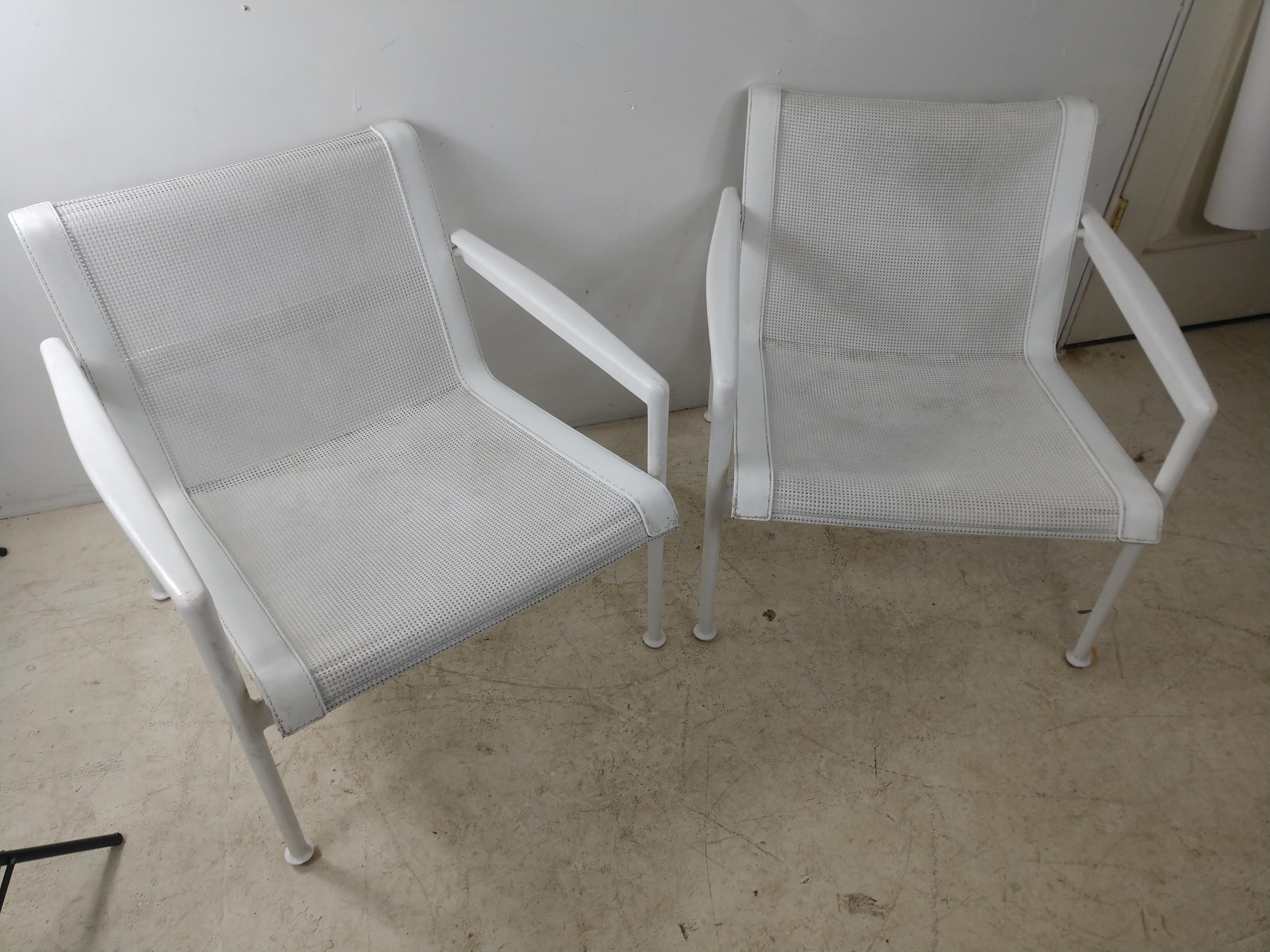Pair of Richard Schultz Outdoor Lounge Chairs for Knoll 3
