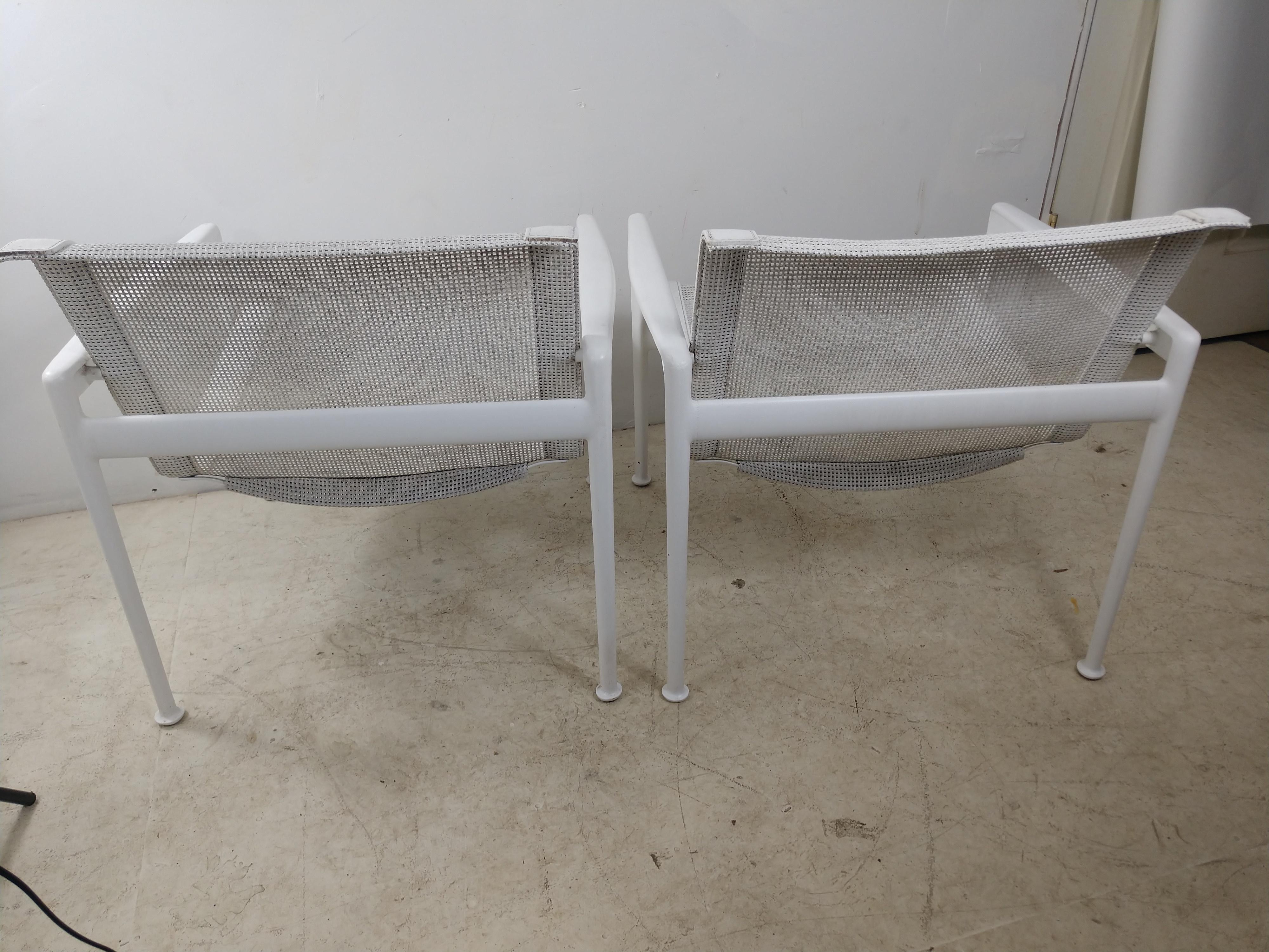 Pair of Richard Schultz Outdoor Lounge Chairs for Knoll 1
