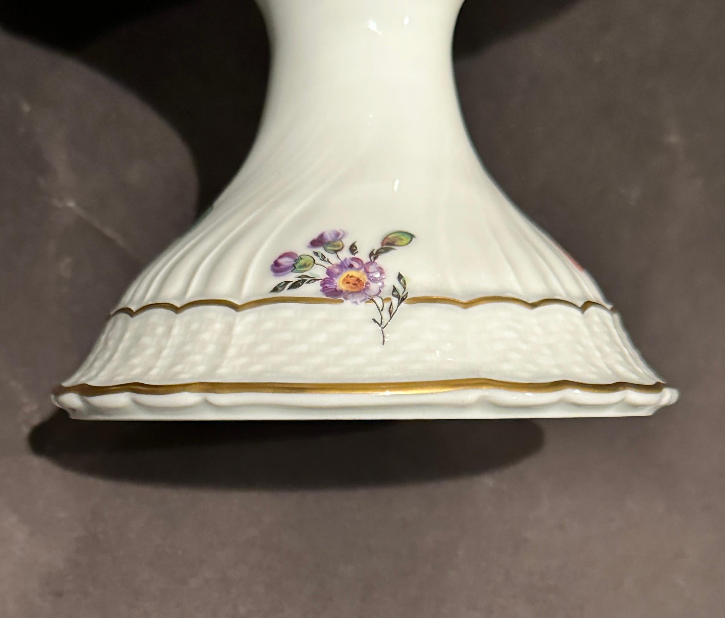 Pareja De Jarras De Porcelana Pintadas Ginori Ricas siglo XX en venta