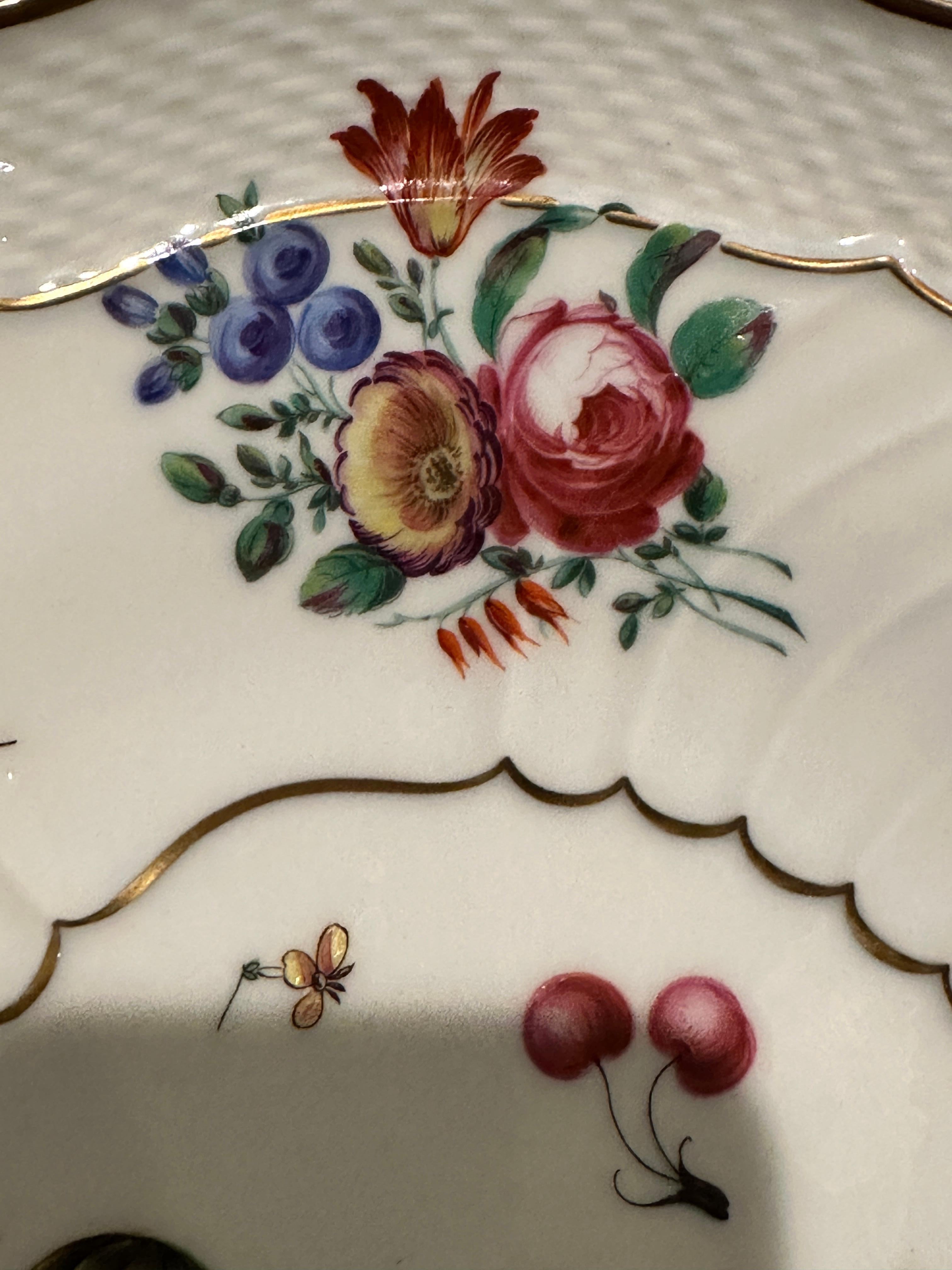 Pareja De Jarras De Porcelana Pintadas Ginori Ricas en venta 1