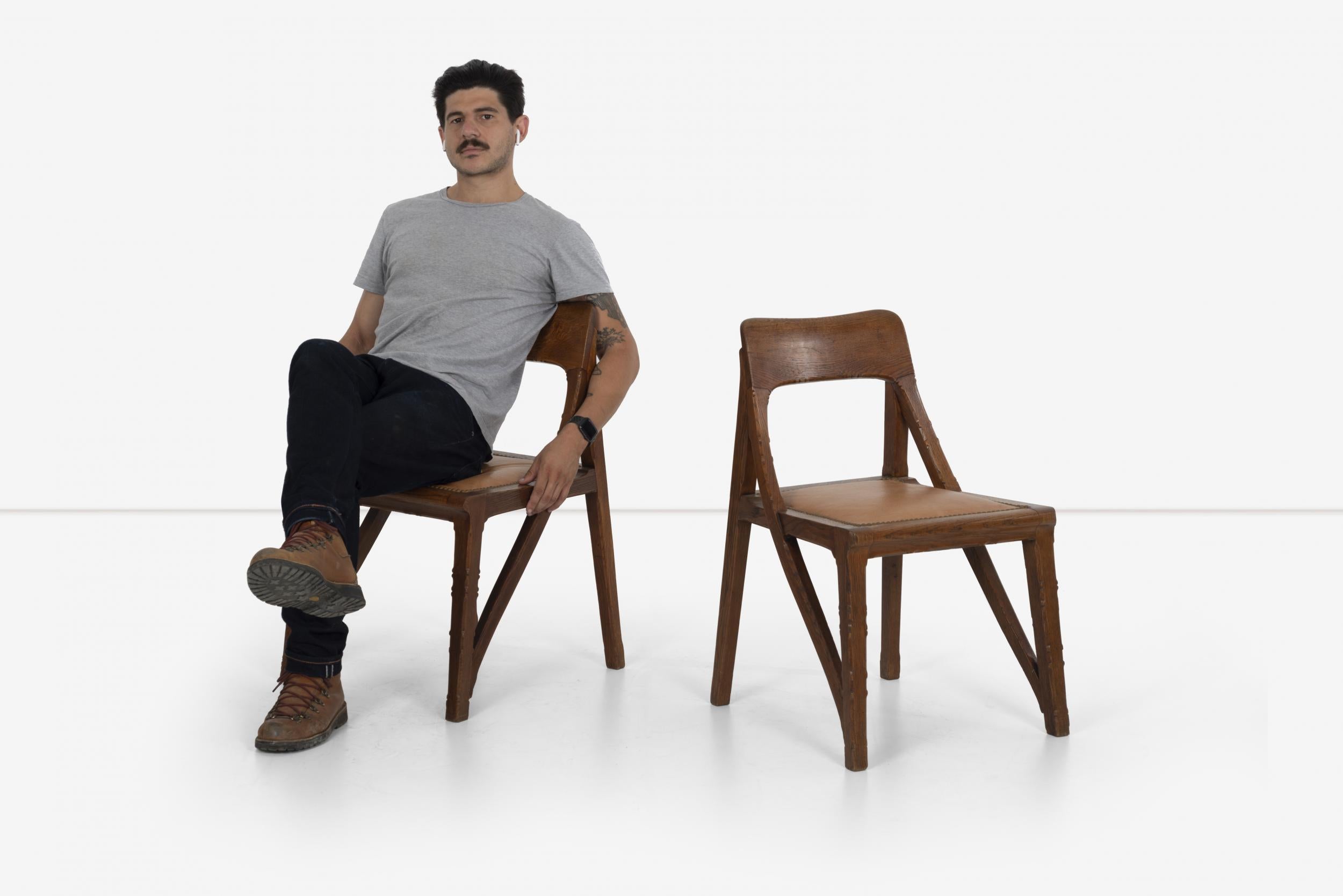 Paar Riemerschmidt-Sessel, Stühle im Angebot 7