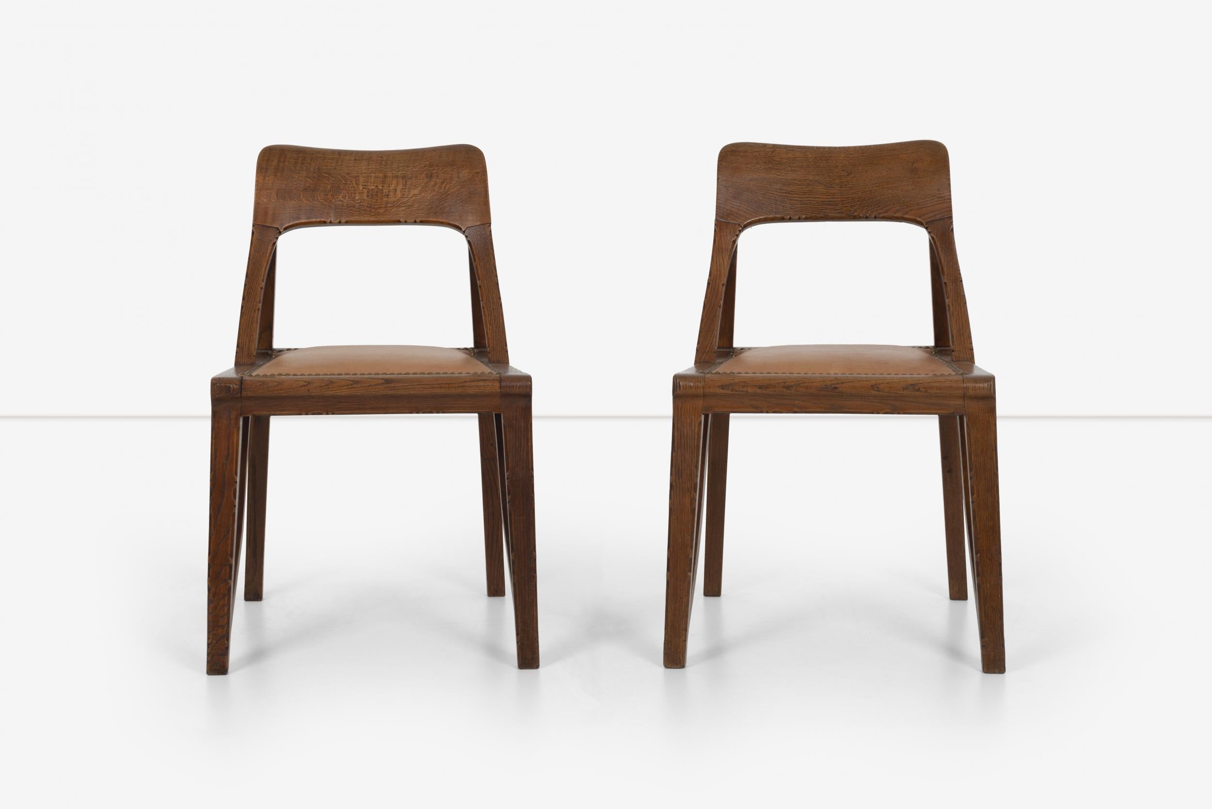 Art Nouveau Pair of Riemerschmidt Armchairs Chairs For Sale