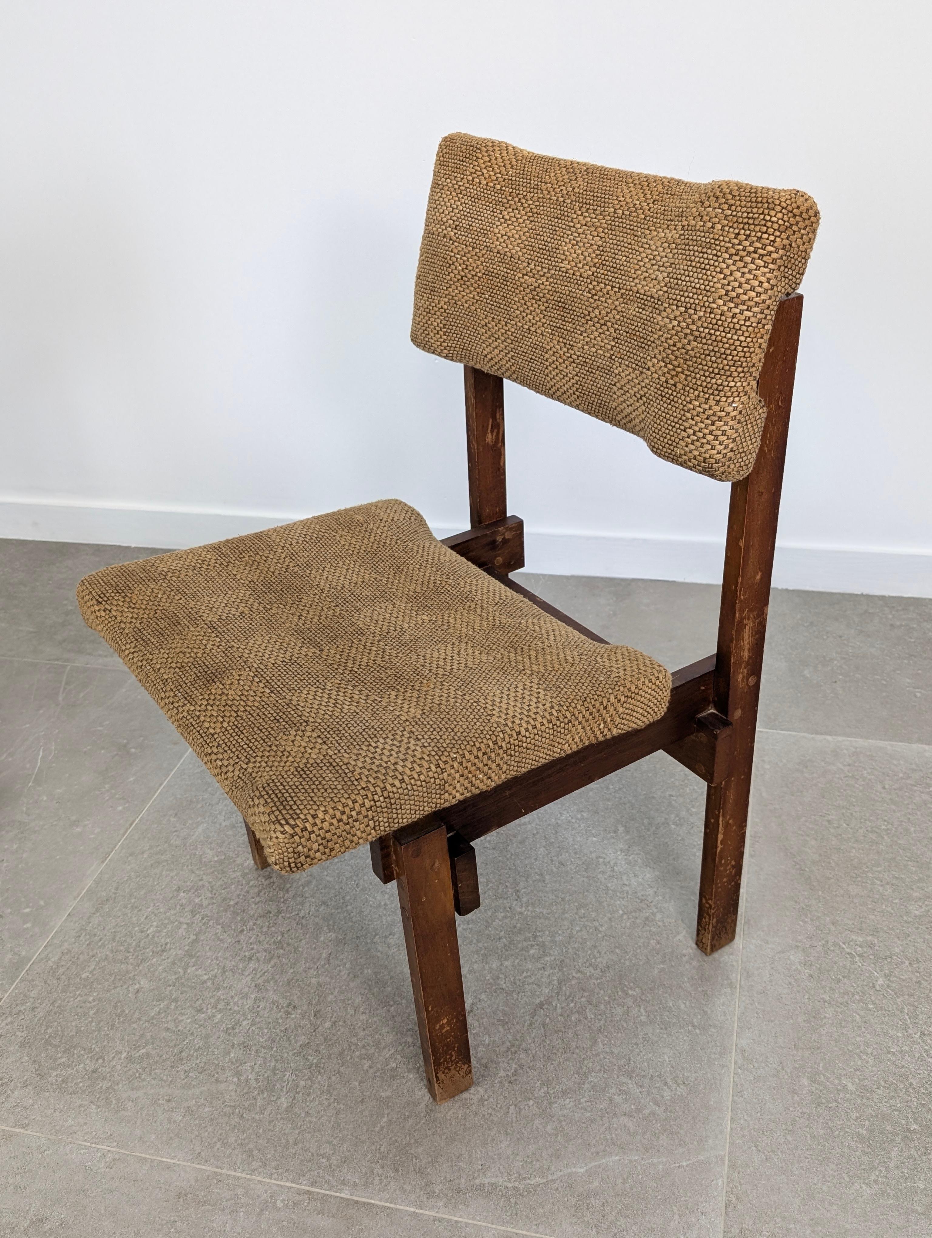 Coppia di sedie in stile Rietveld con seduta e schienale regolabili, anni '50 in vendita 10