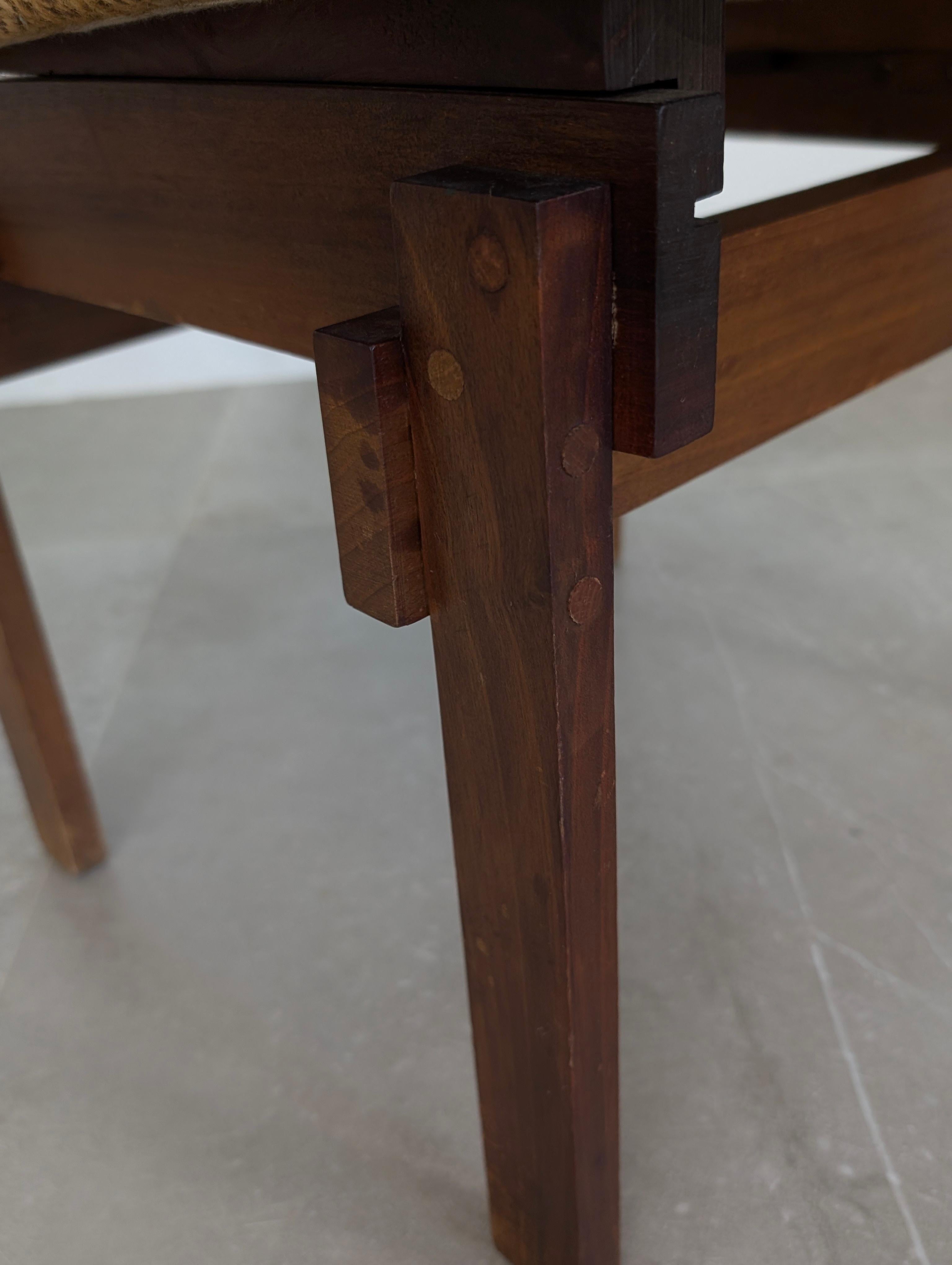 Coppia di sedie in stile Rietveld con seduta e schienale regolabili, anni '50 in vendita 11