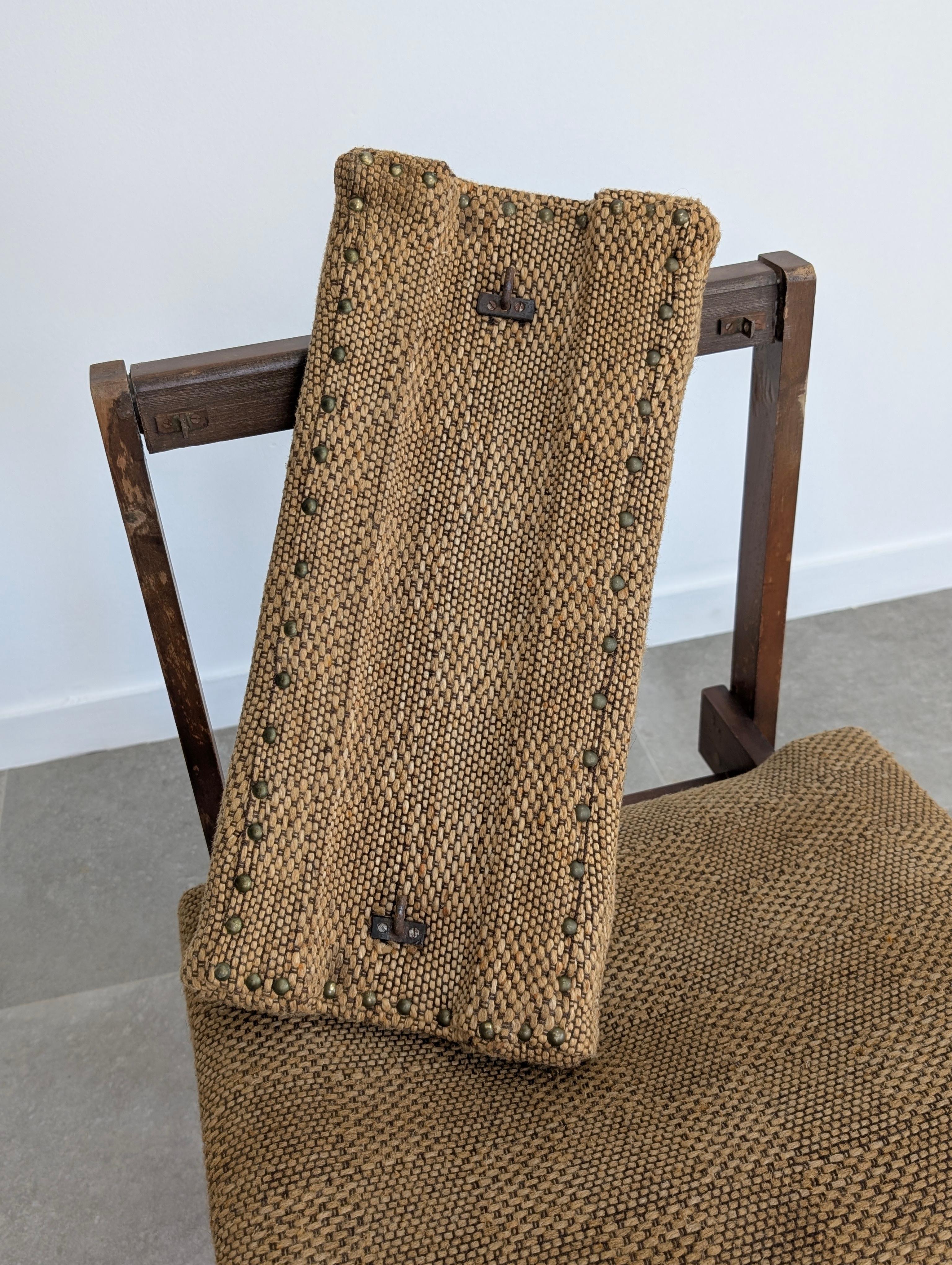 Coppia di sedie in stile Rietveld con seduta e schienale regolabili, anni '50 in vendita 2