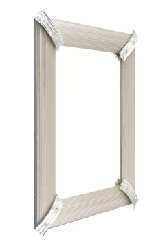 Pair of Rigadin Silver Murano Glass Mirrors