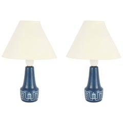 Pair of Rigmor Nielsen's Soholm Stentj of Denmark Ceramic Lamps from 1960s