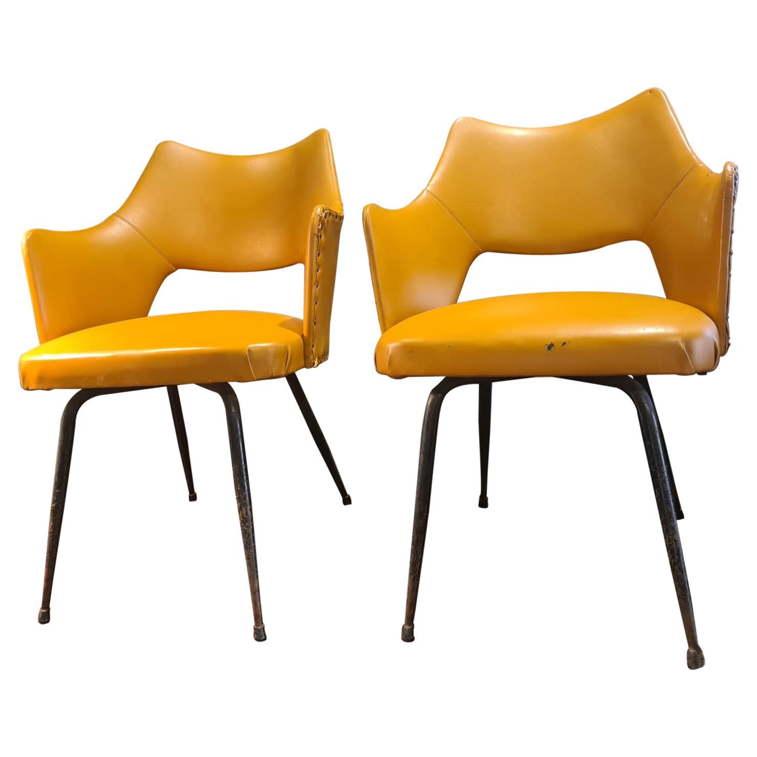 Pair of RIMA Design Armchairs Made in Italy For Sale