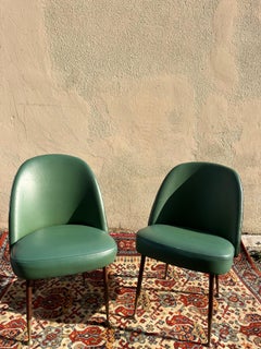 Paire de fauteuils de style Rima des années 50