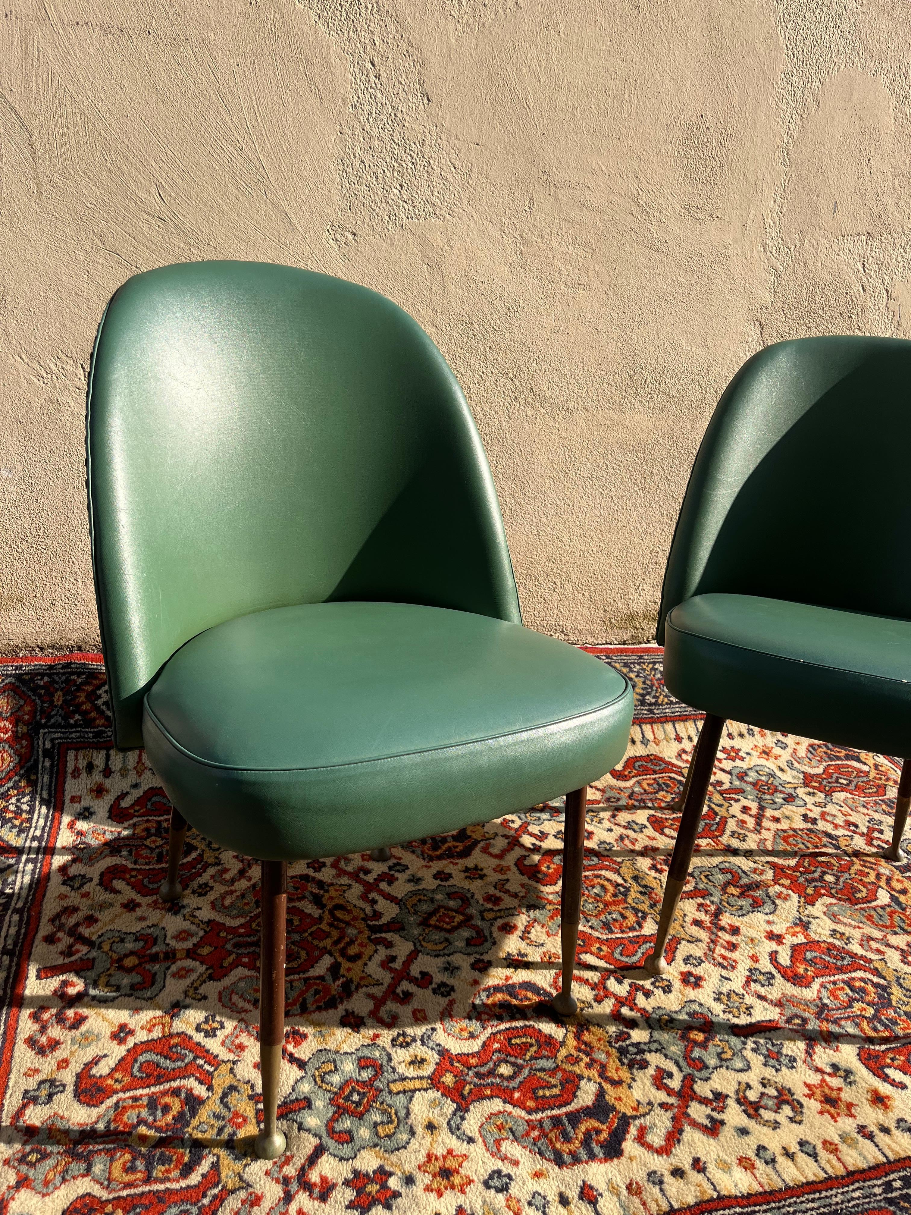 Pareja de sillones estilo Rima de los años 50 Italian en venta