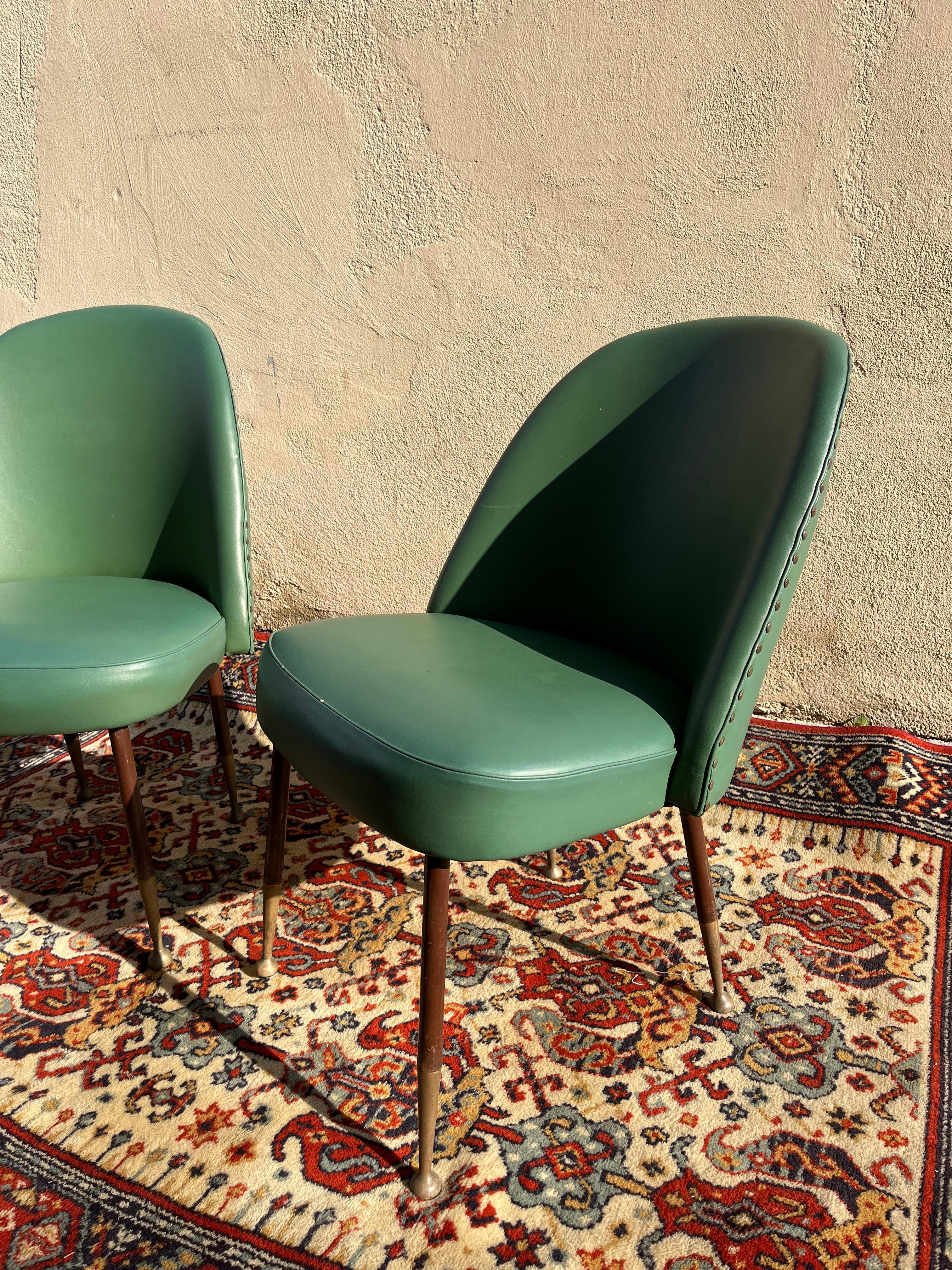 Pareja de sillones estilo Rima de los años 50 en Bueno estado para la venta en Catania, IT