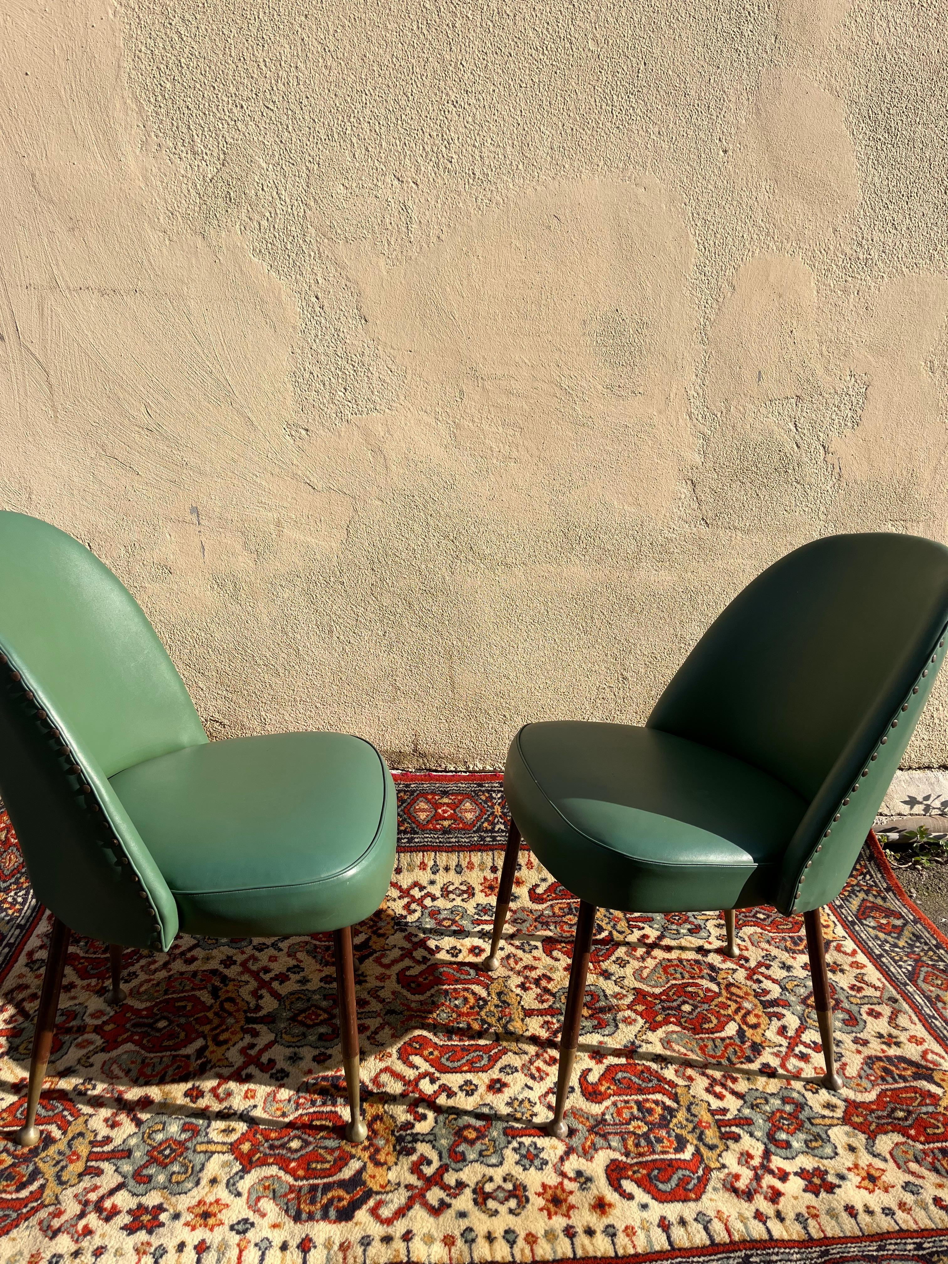 Pareja de sillones estilo Rima de los años 50 Mid-20th Century en venta
