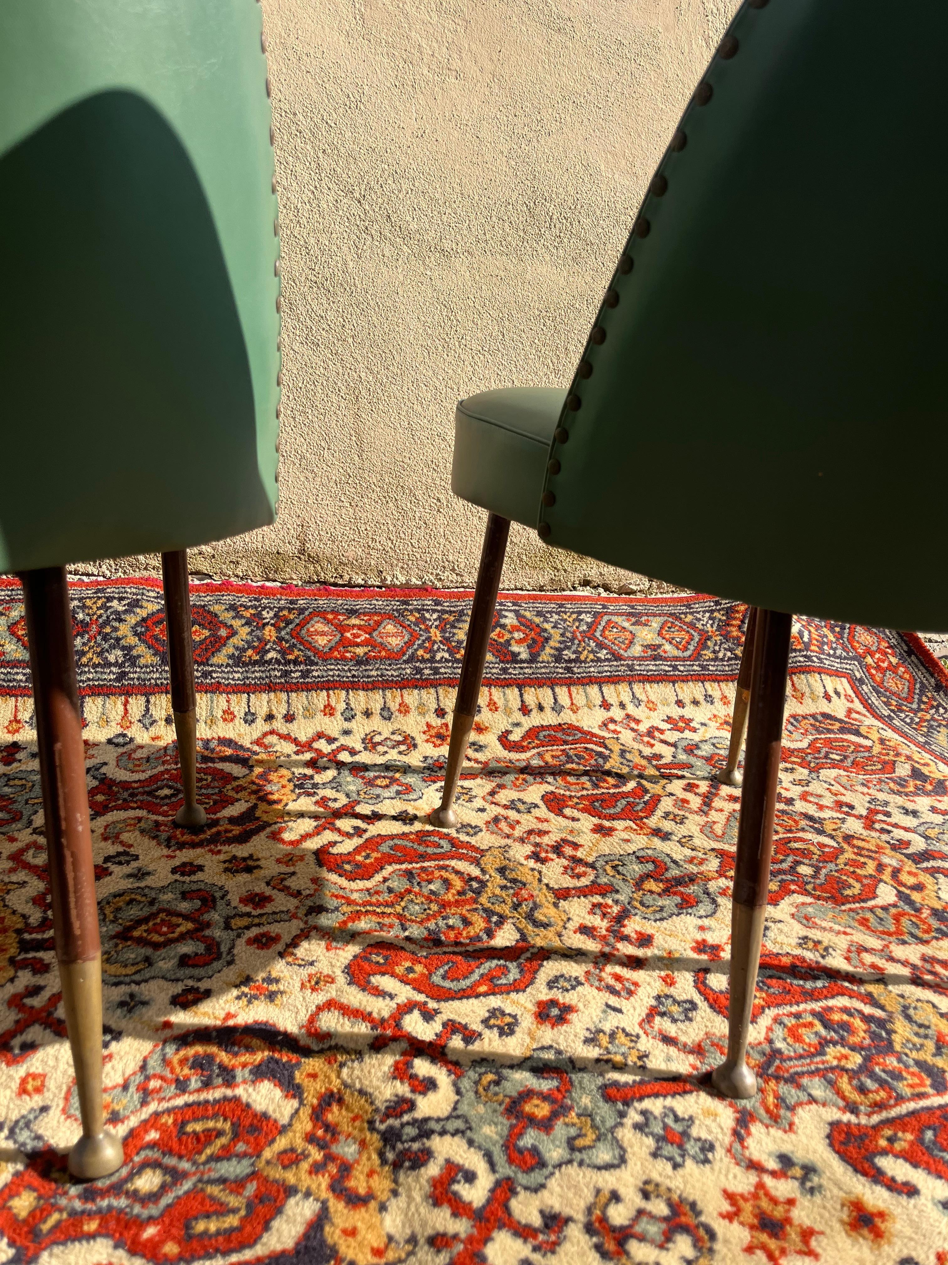 Pareja de sillones estilo Rima de los años 50 en venta 2