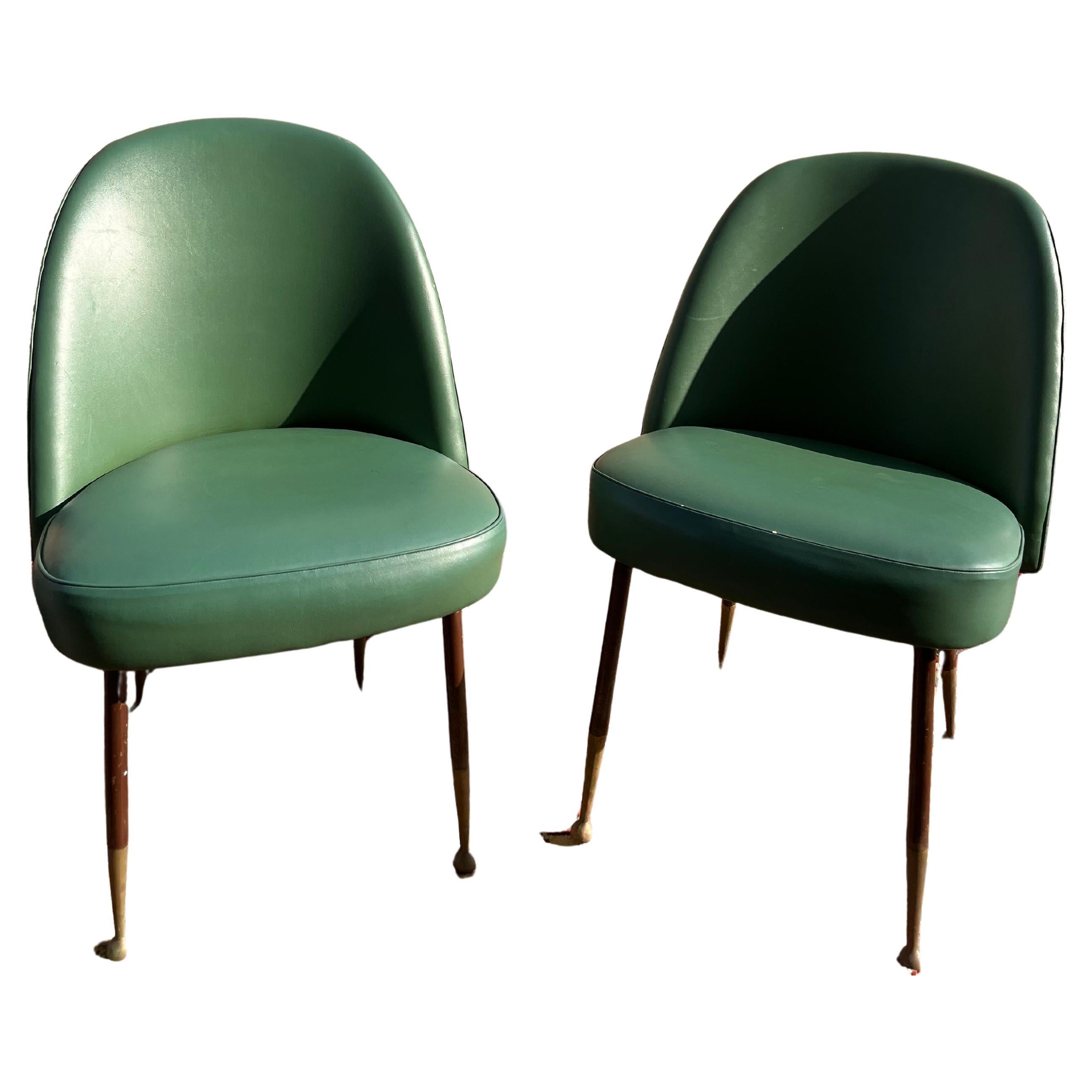 Pair of Rima style armchairs from the 50s