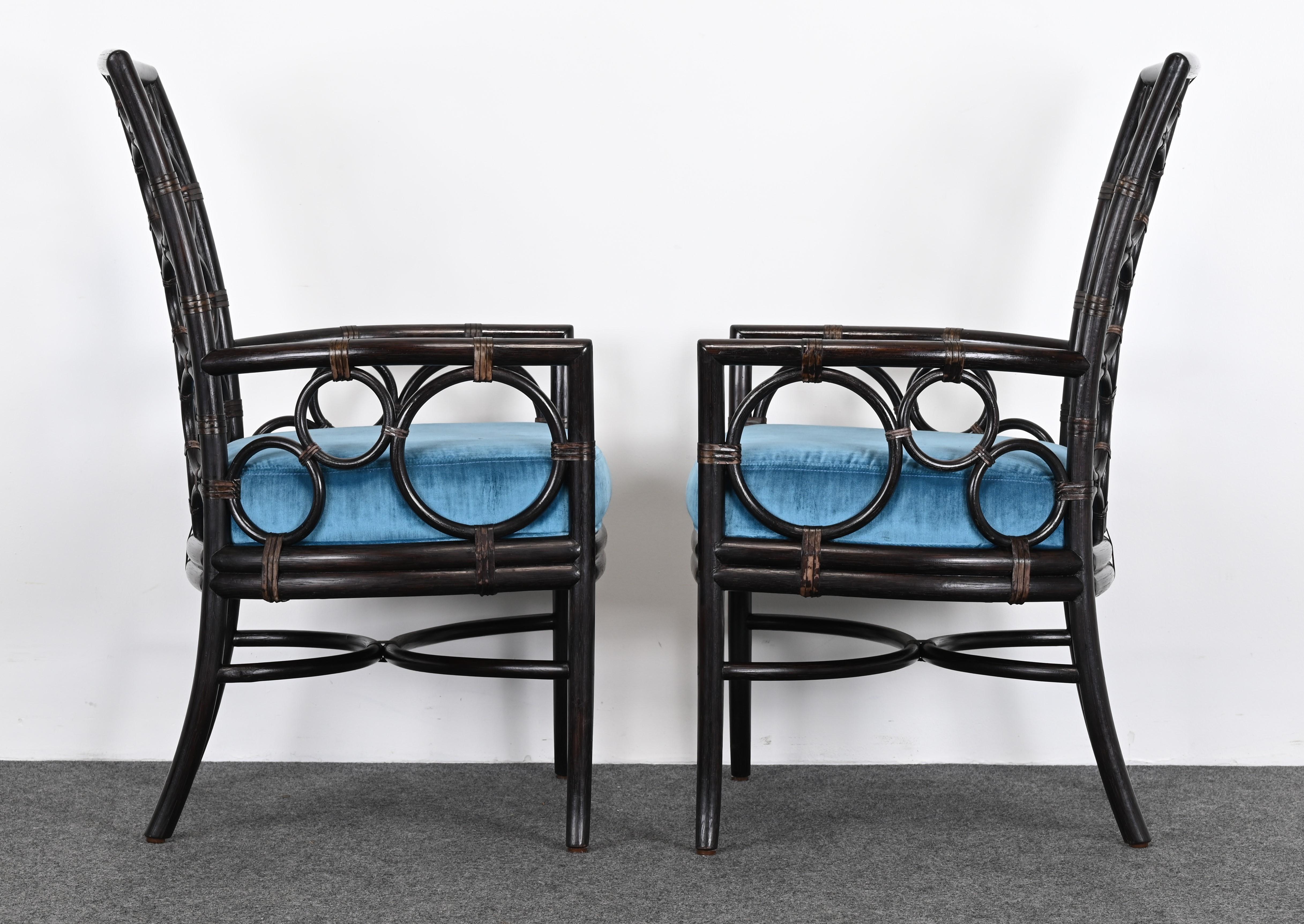 Ein Paar Sessel „Ring“ von McGuire für die Laura Kirar Kollektion, 2011 im Angebot 4