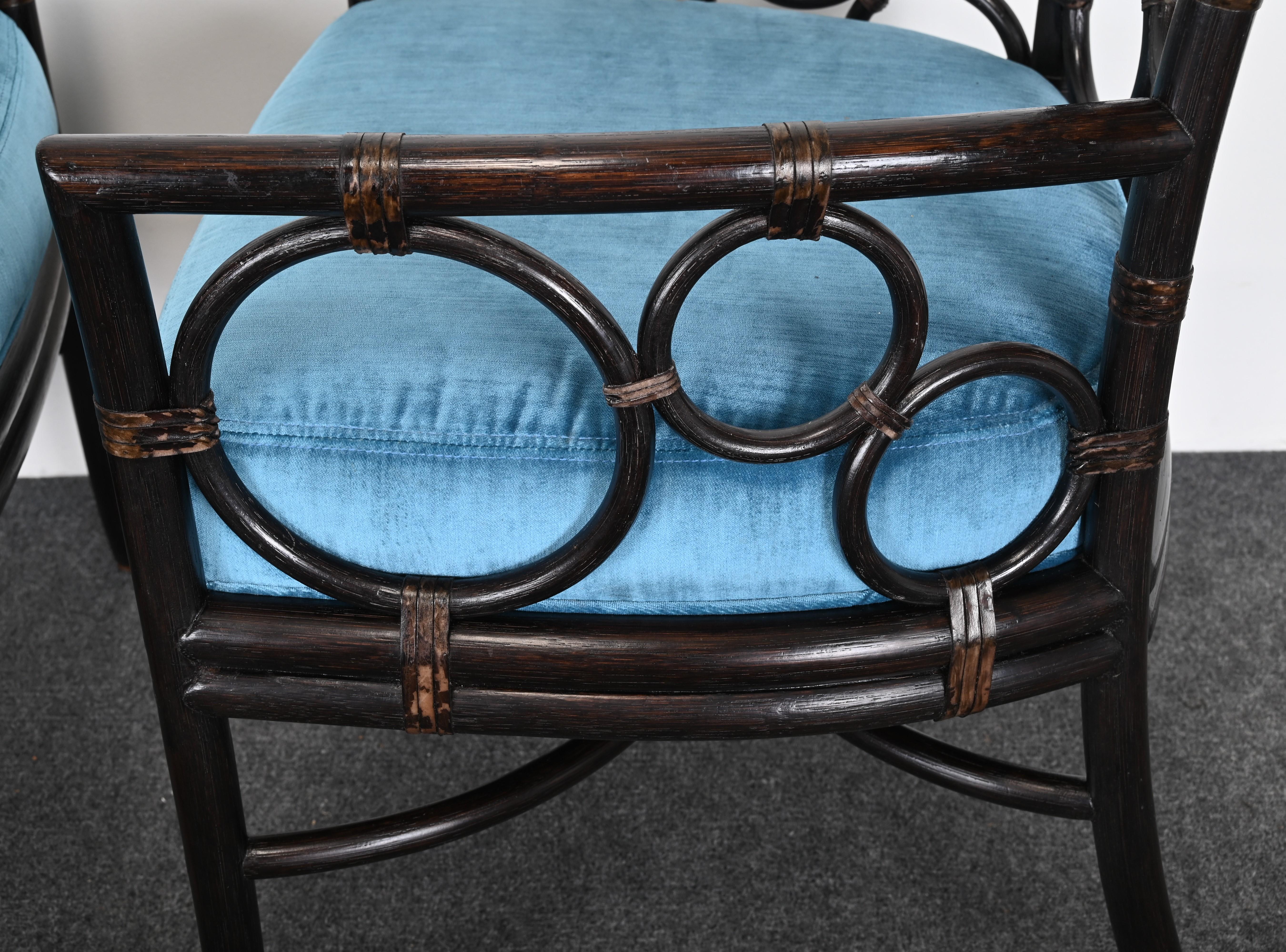 Ein Paar Sessel „Ring“ von McGuire für die Laura Kirar Kollektion, 2011 im Angebot 6