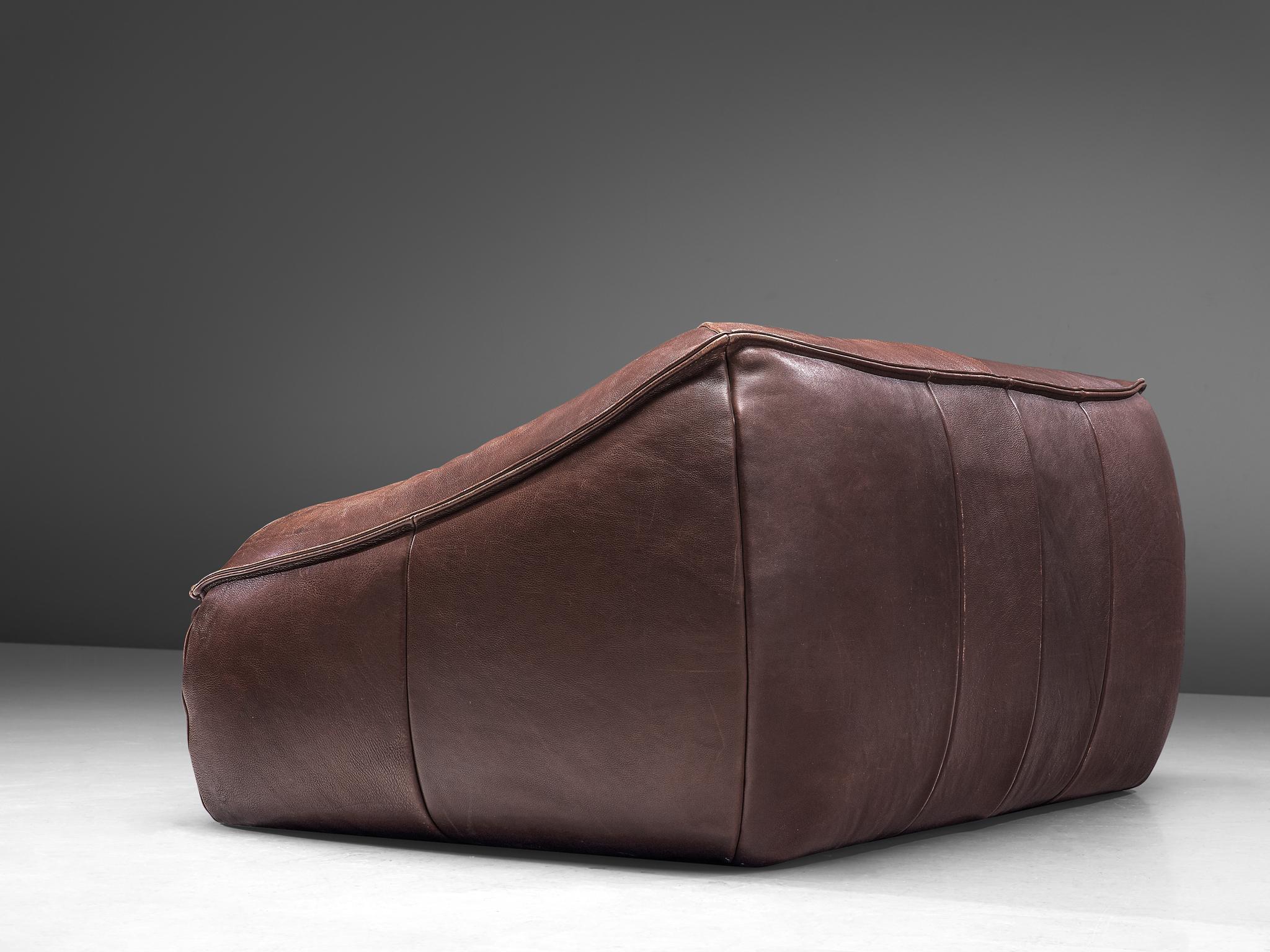 Leather Pair of 'Ringo' Sofa's by Gerard Van Den Berg for Montis