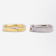 Pair of Rings by Frank Gehry for Tiffany & Co