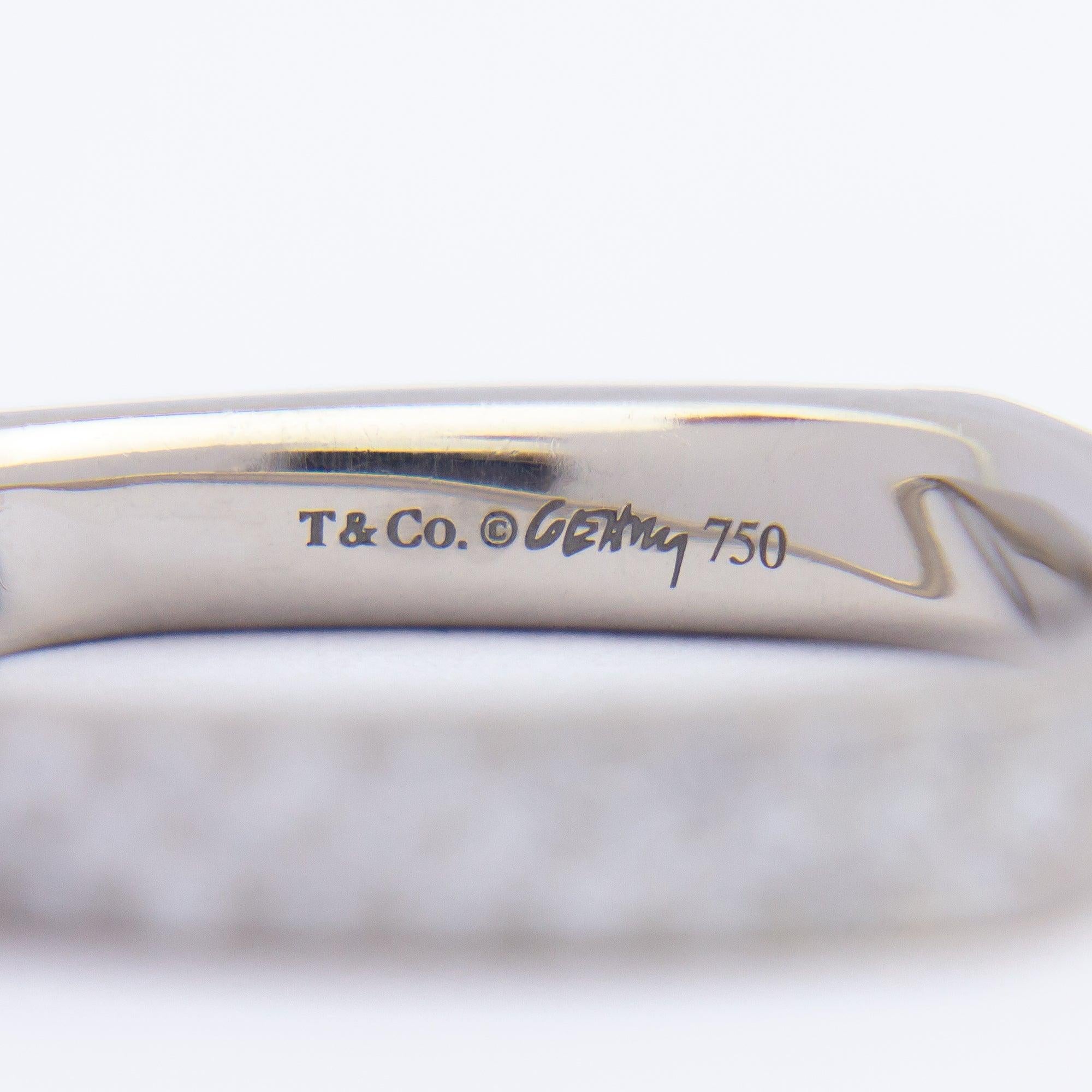 Pair of Rings by Frank Gehry for Tiffany & Co In Excellent Condition In Brisbane, QLD