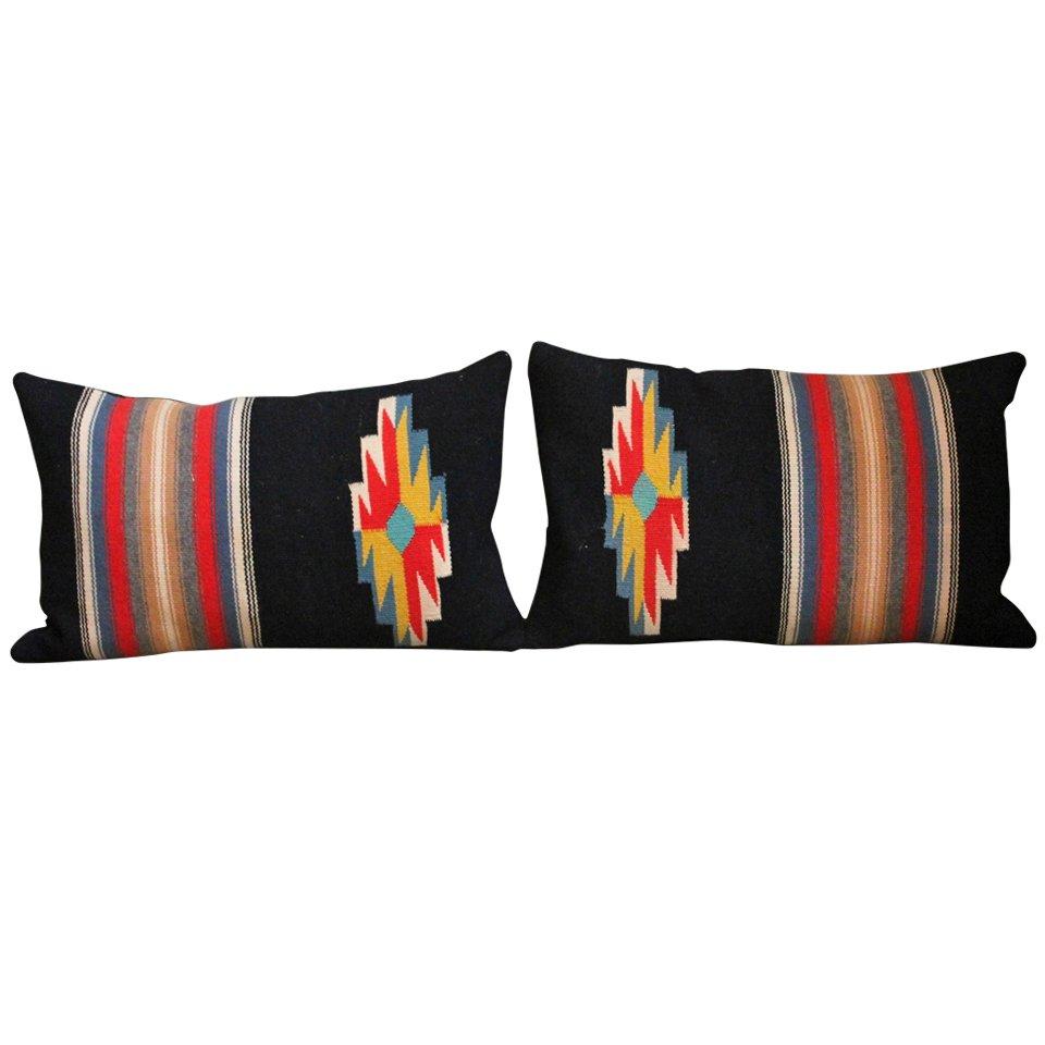 Pair of Rio Grande Vallero Woven Pillows
