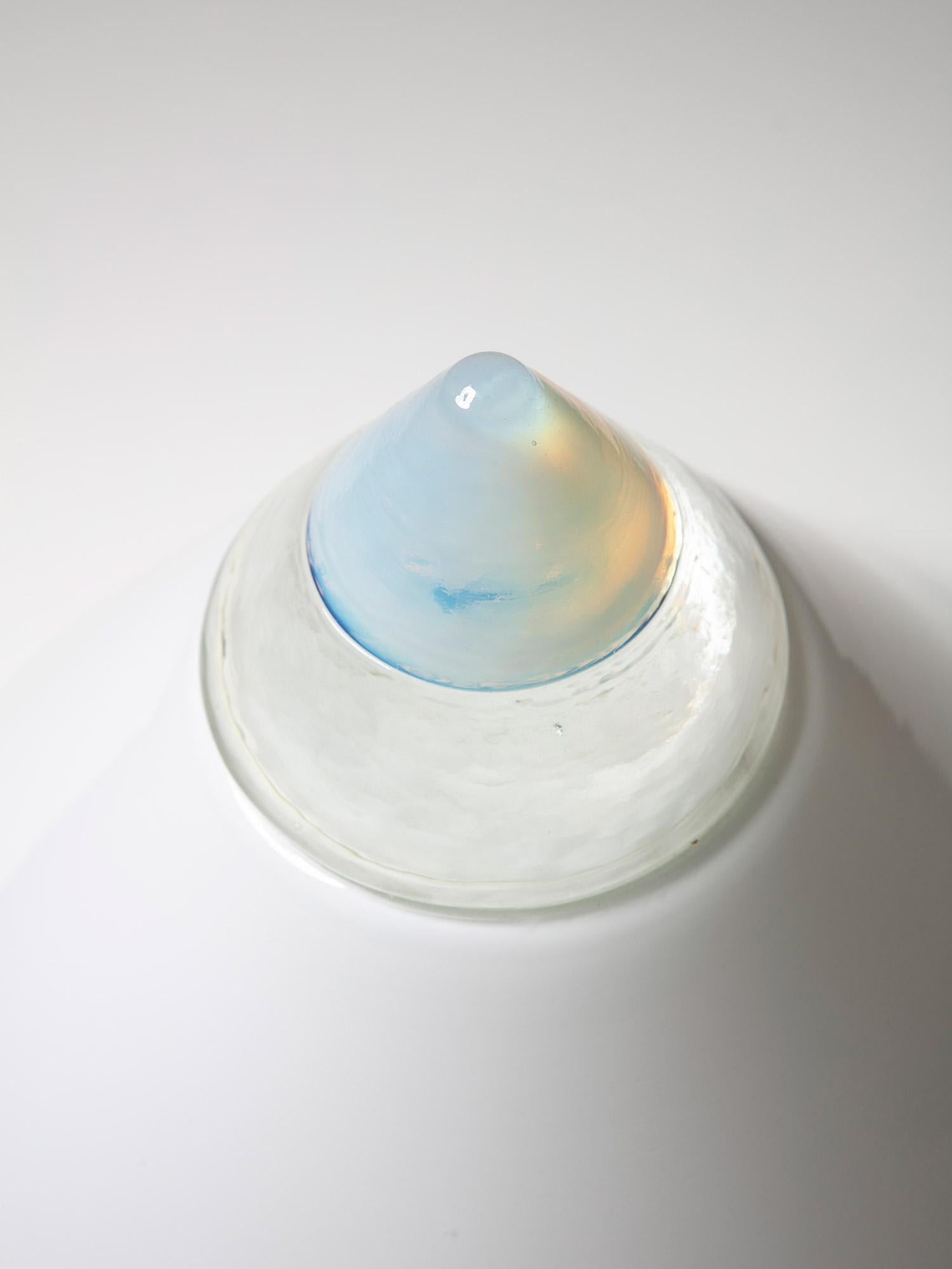 Vetro di Murano Coppia di lampade da tavolo in vetro di Murano 