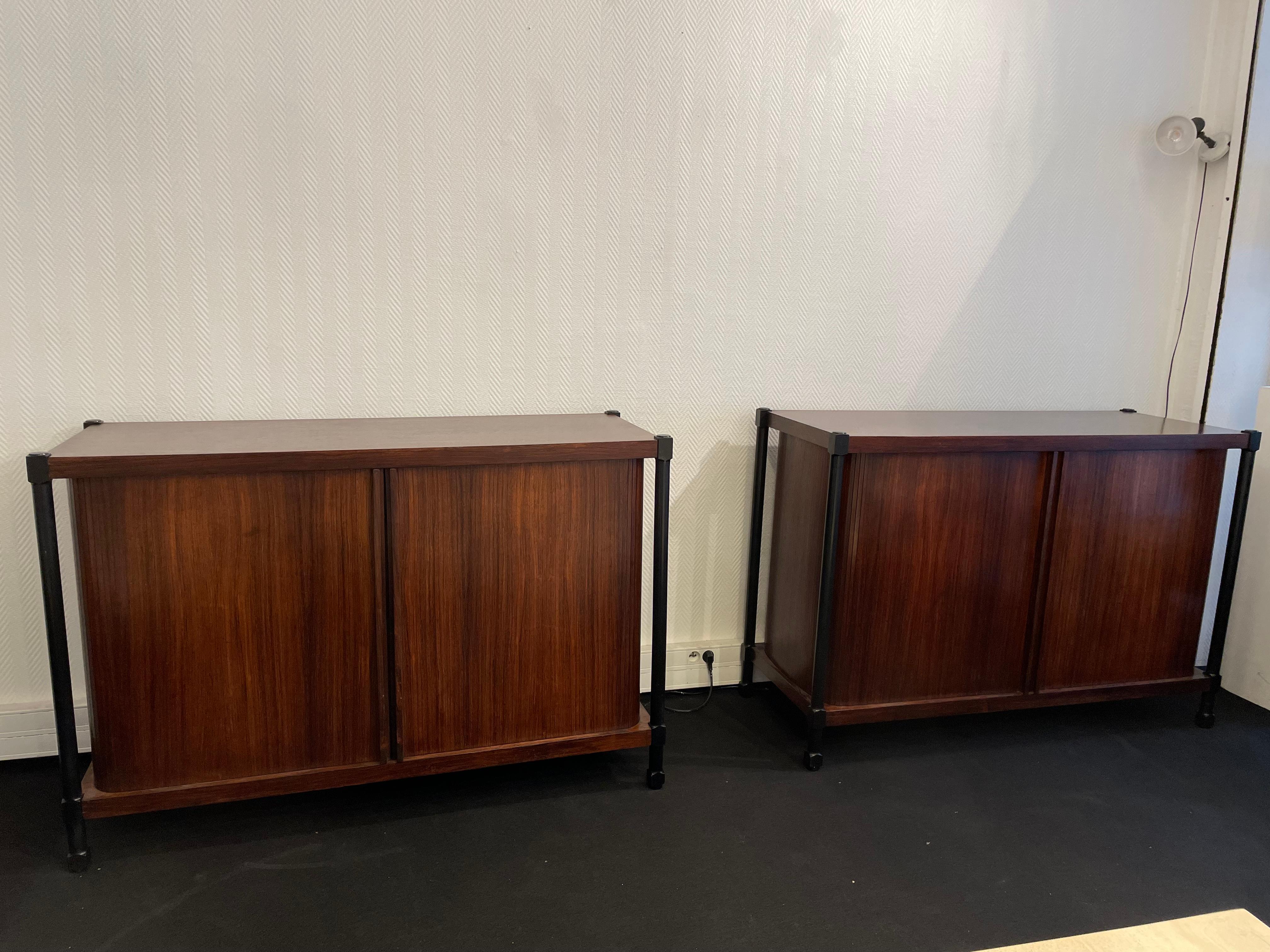 Pair of Rio Rosewood Sideboards For Sale 7