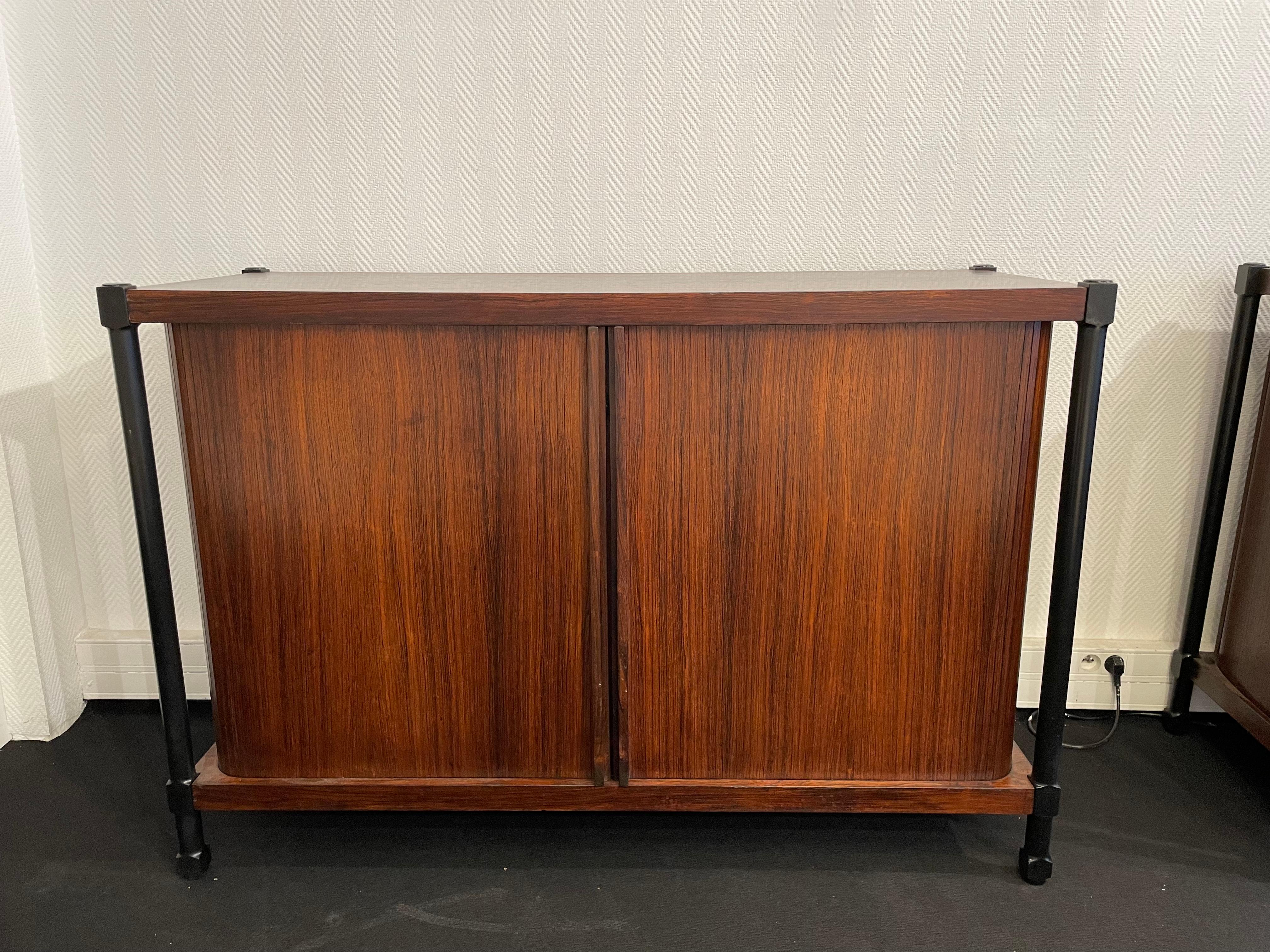 Pair of Rio Rosewood Sideboards For Sale 8