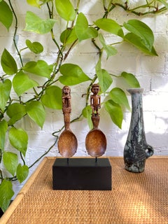 Pair of Ritual Spoons from Timor Island, circa 1950s