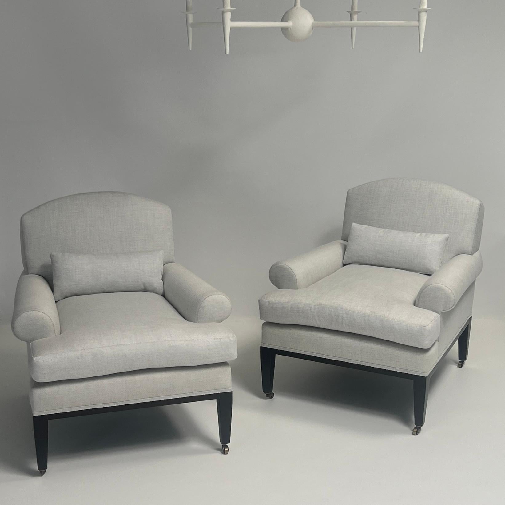 Américain Paire de fauteuils Rive Gauche, par Bourgeois Boheme Atelier en vente