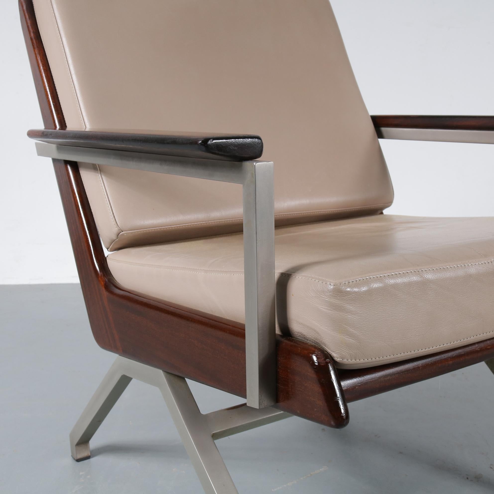 Pair of Rob Parry Lounge Chairs for Gelderland, Netherlands, 1960 7