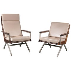 Vintage Pair of Rob Parry Lounge Chairs for Gelderland, Netherlands, 1960