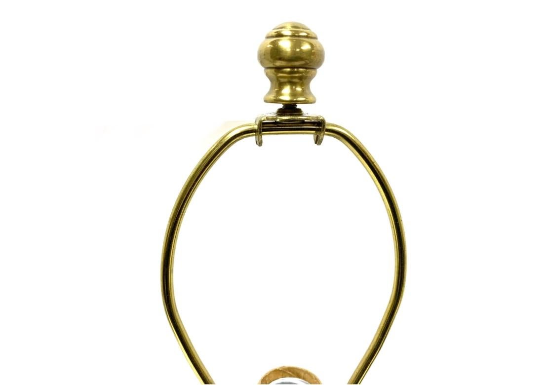 Pareja De Lámparas De Mesa De Cerámica Azul De Doble Calabaza Robert Abbey en Bastante bueno estado para la venta en Bridgeport, CT