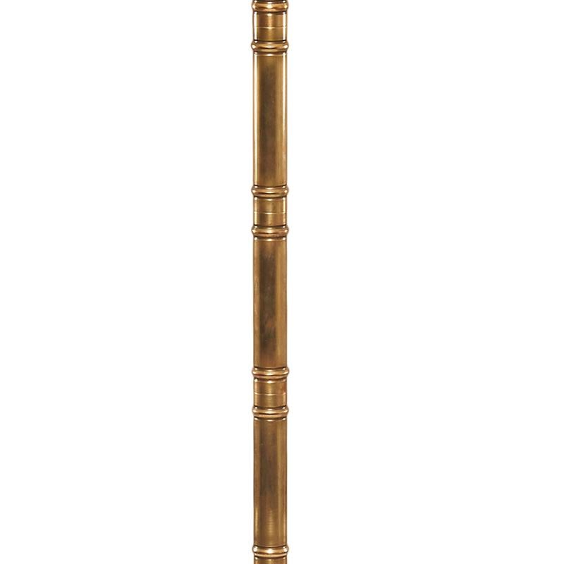 Mid-Century Modern Pair of Robert Altman Mid-Century Bronze Bamboo Floor Lamps For Sale