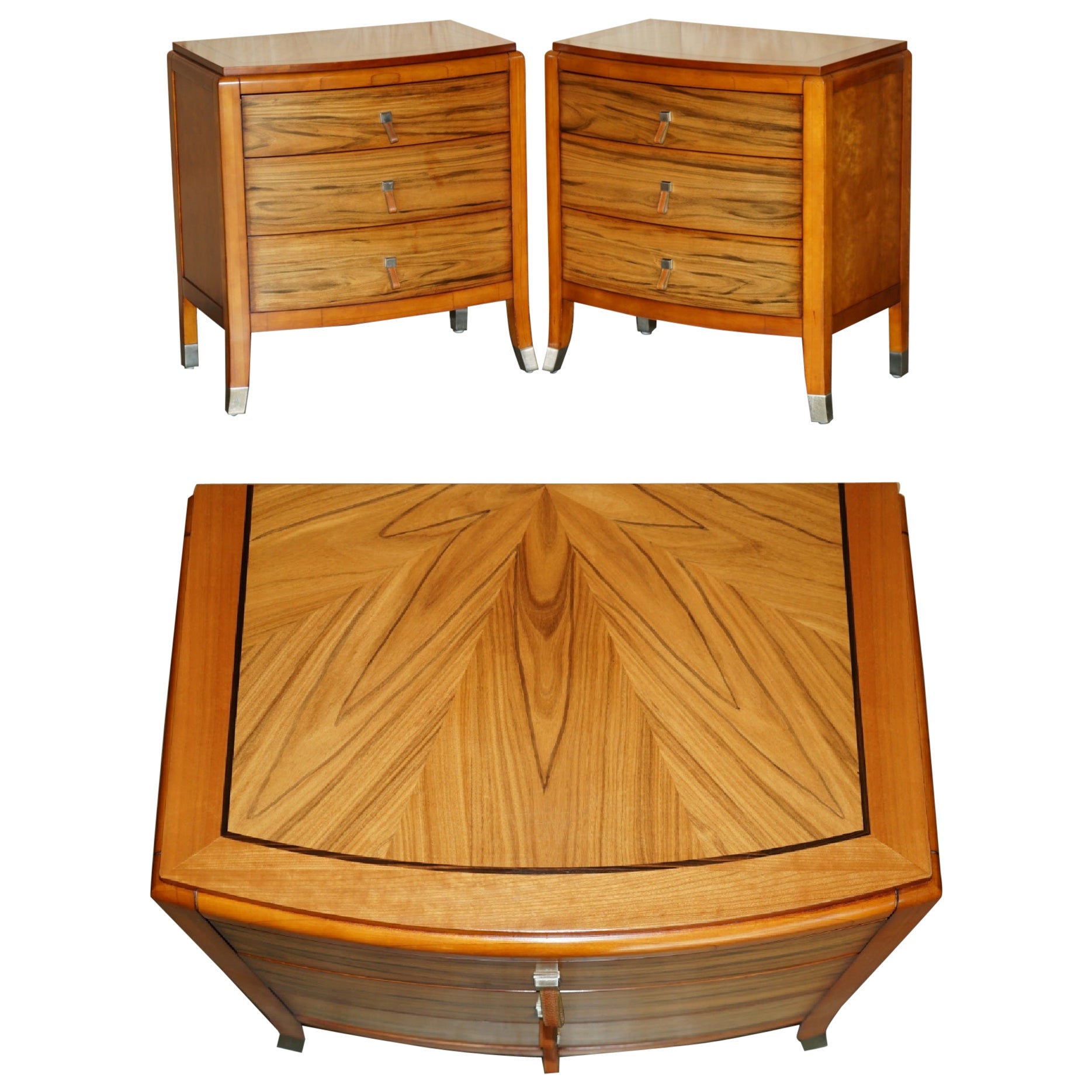 PAR DE MÉNSULAS DE NOCHE O LATERALES ROBERT IDOL DESIGN FOR LANE HOME FURNiSHINGS en venta