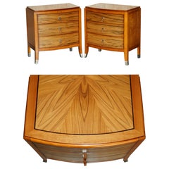 COPPIA DI TAVOLINI DA NOTTE O DA LATO DI ROBERT IDOL DESIGN FOR LANE HOME FURNISHINGS