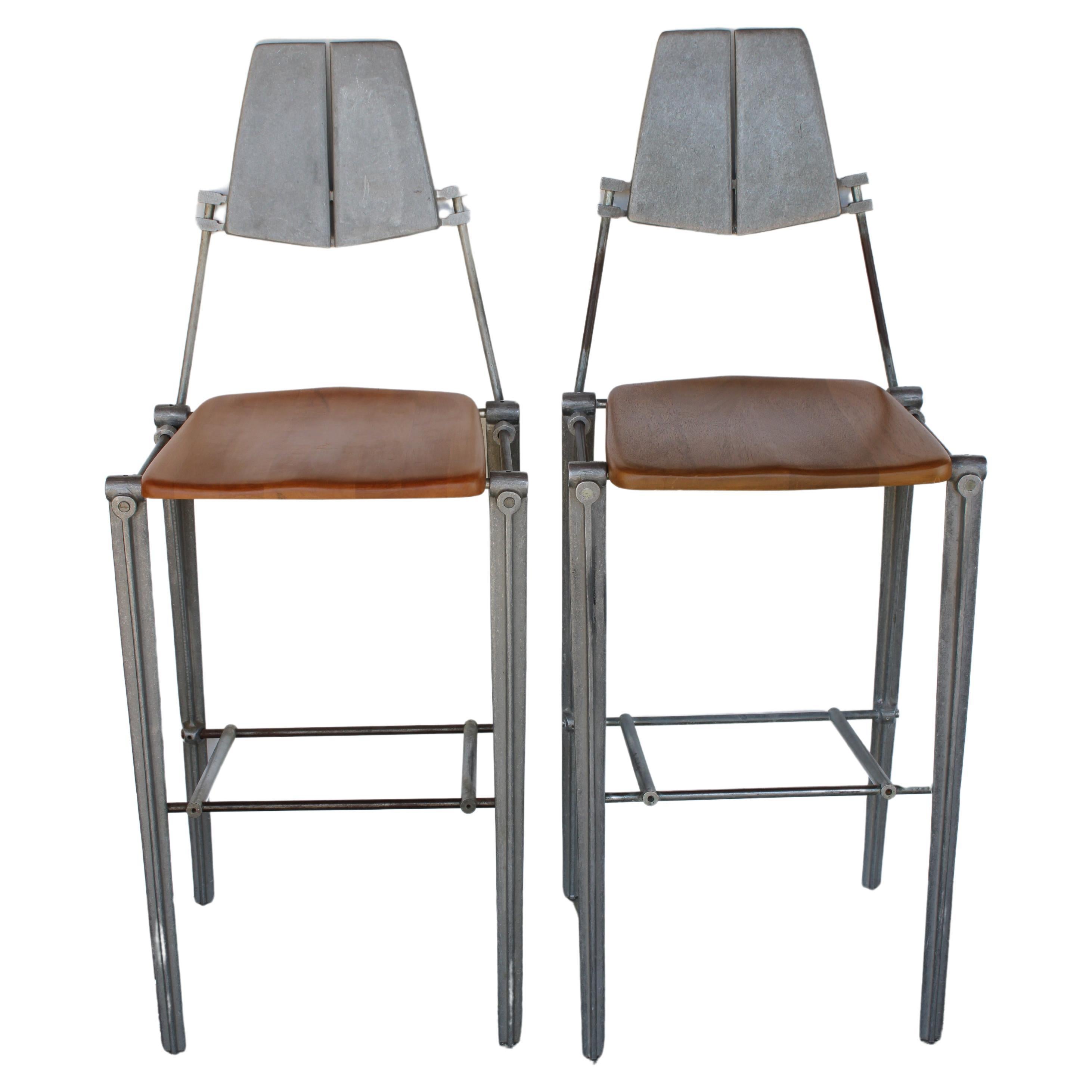 Pair of Robert Josten Barstools