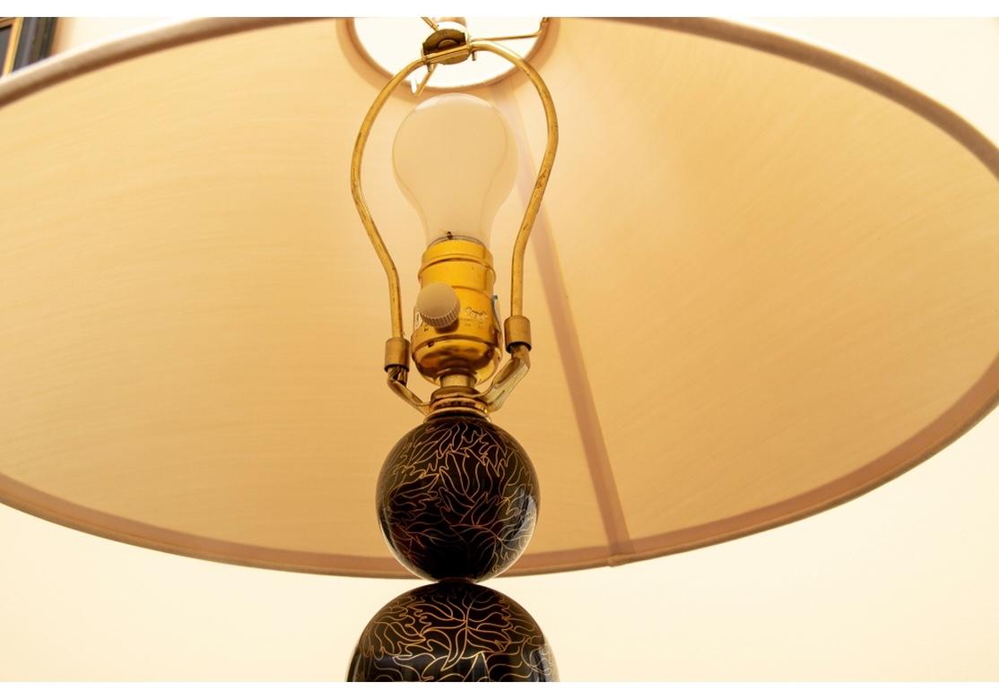 Pair of Robert Kuo Palais Cloisonne Table Lamps For Sale 1