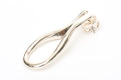 Robert Lee Morris Sterling Silver Sculptural Pierced Earrings