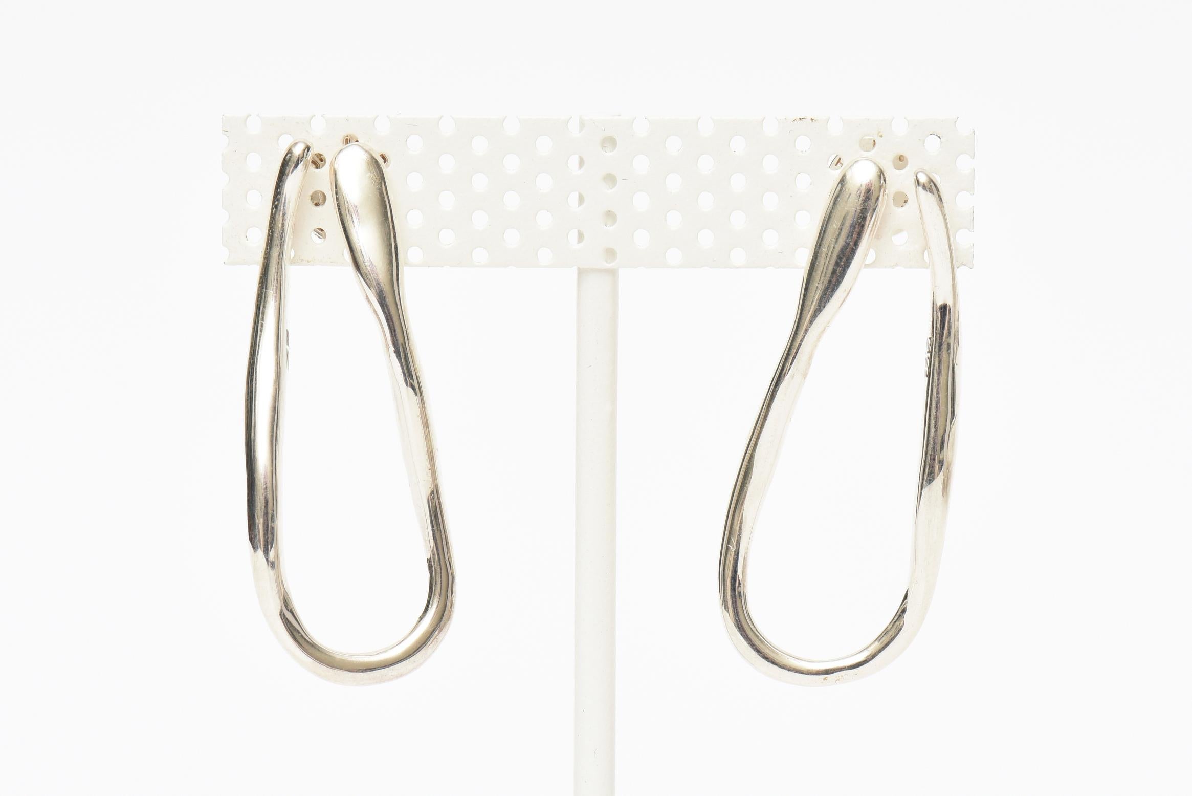 robert lee morris sterling silver earrings