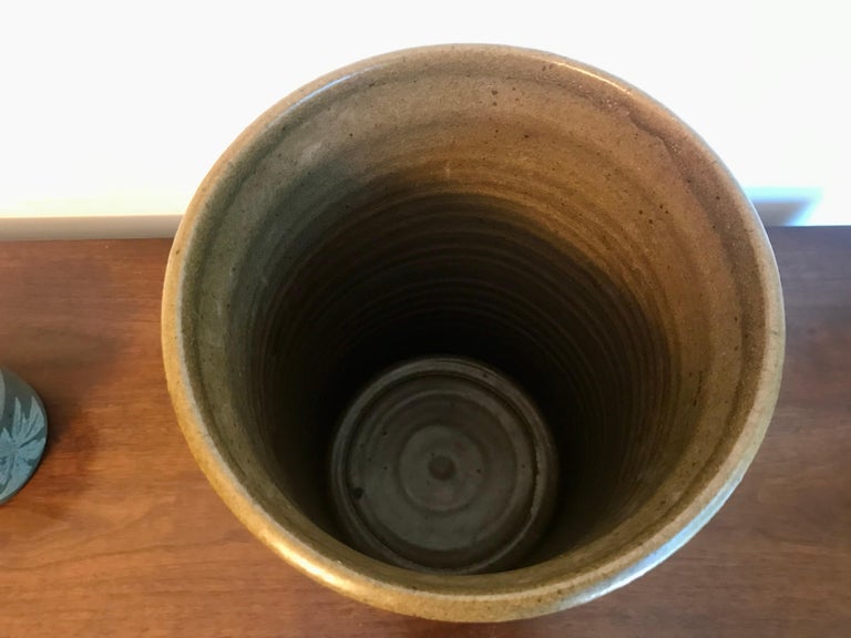 Fired Robert Maxwell Studio Stoneware 'Earthgender' Pottery  For Sale