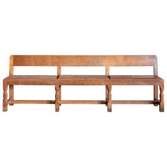 Pair of Robert ‘Mouseman’ Thompson Benches