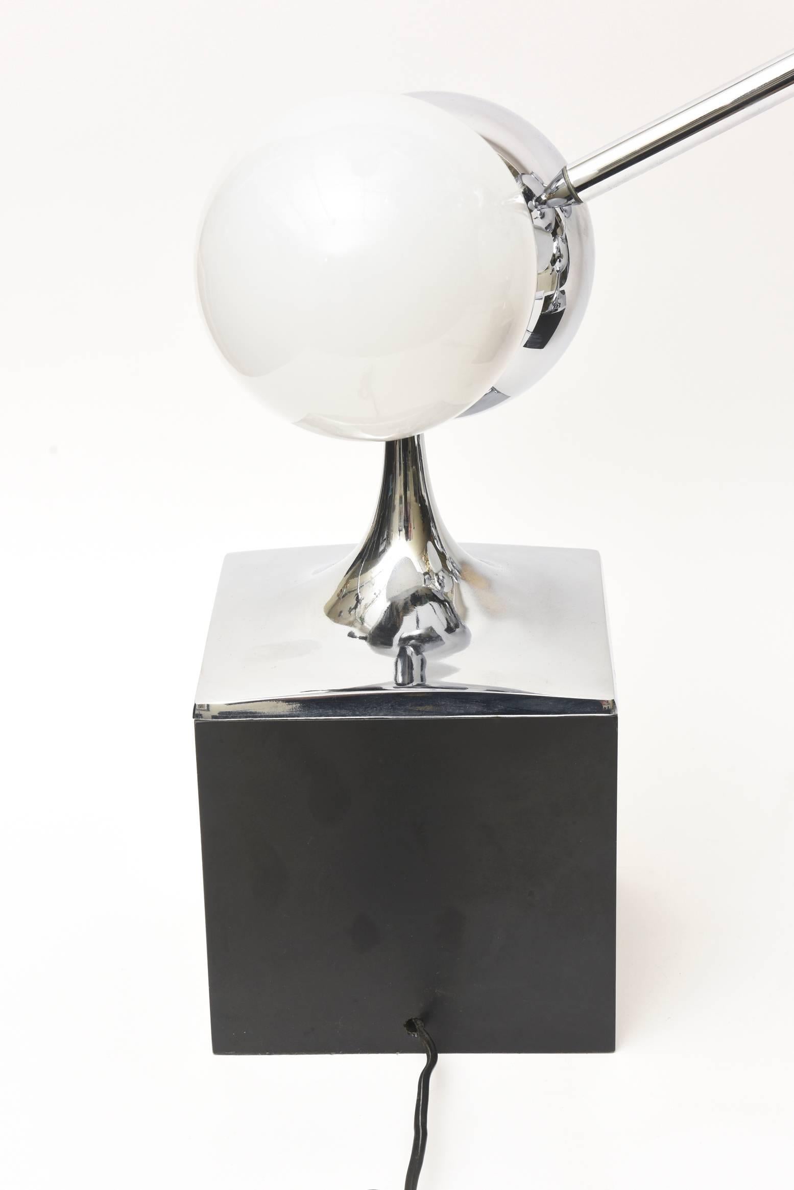 Mid-20th Century Robert Sonneman Atomic Molecule Sculptural Lamps Mid-Century Modern