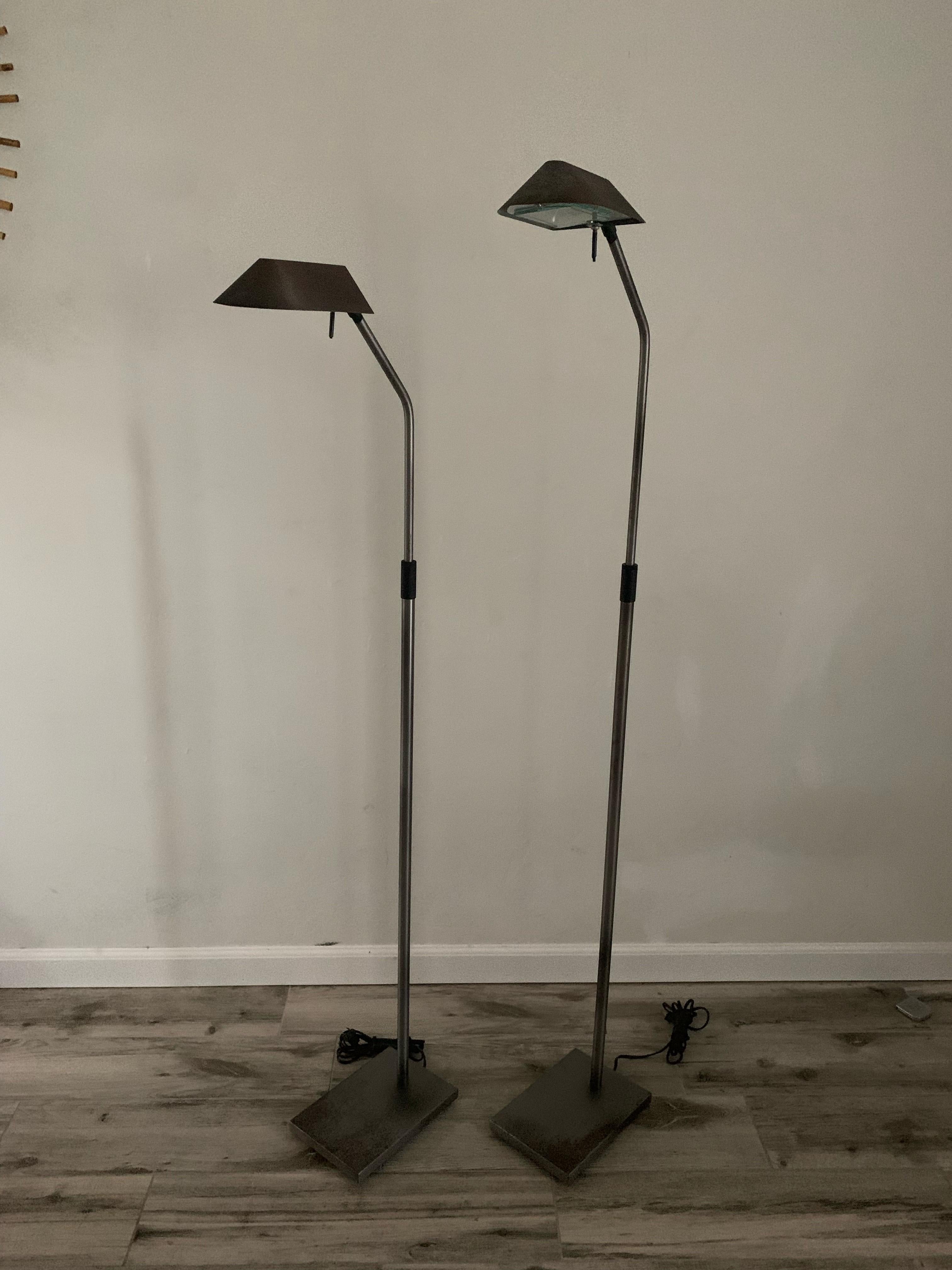 Pair of Robert Sonneman for Kovacs Pharmacy Floor Lamps 2