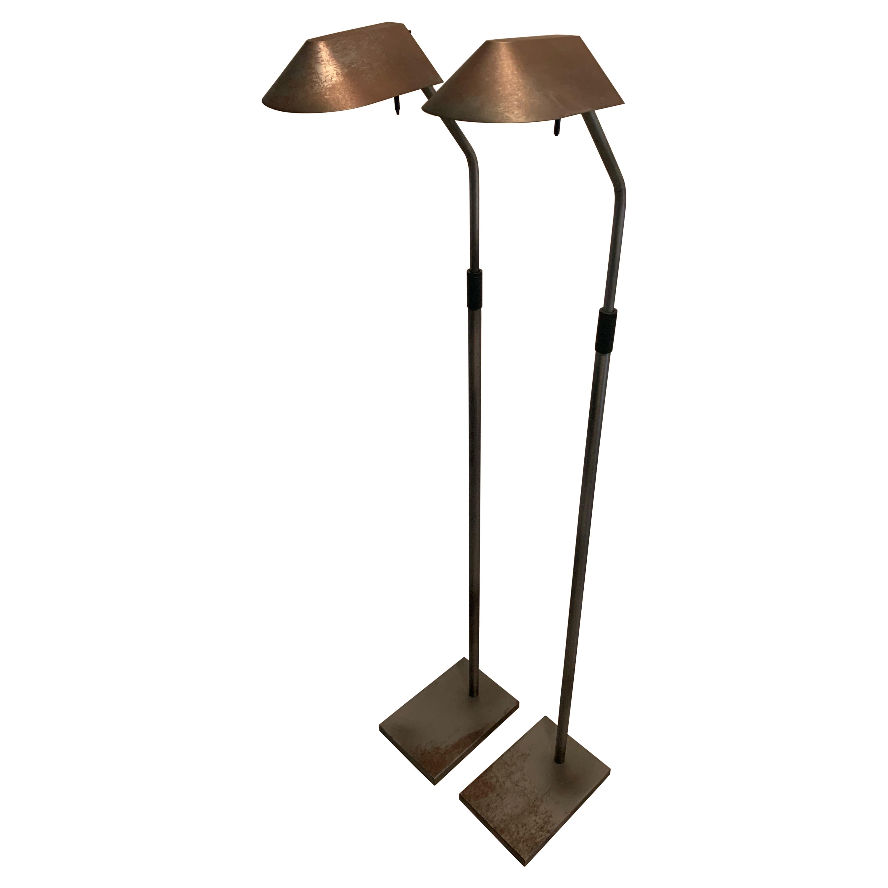 Pair of Robert Sonneman for Kovacs Pharmacy Floor Lamps